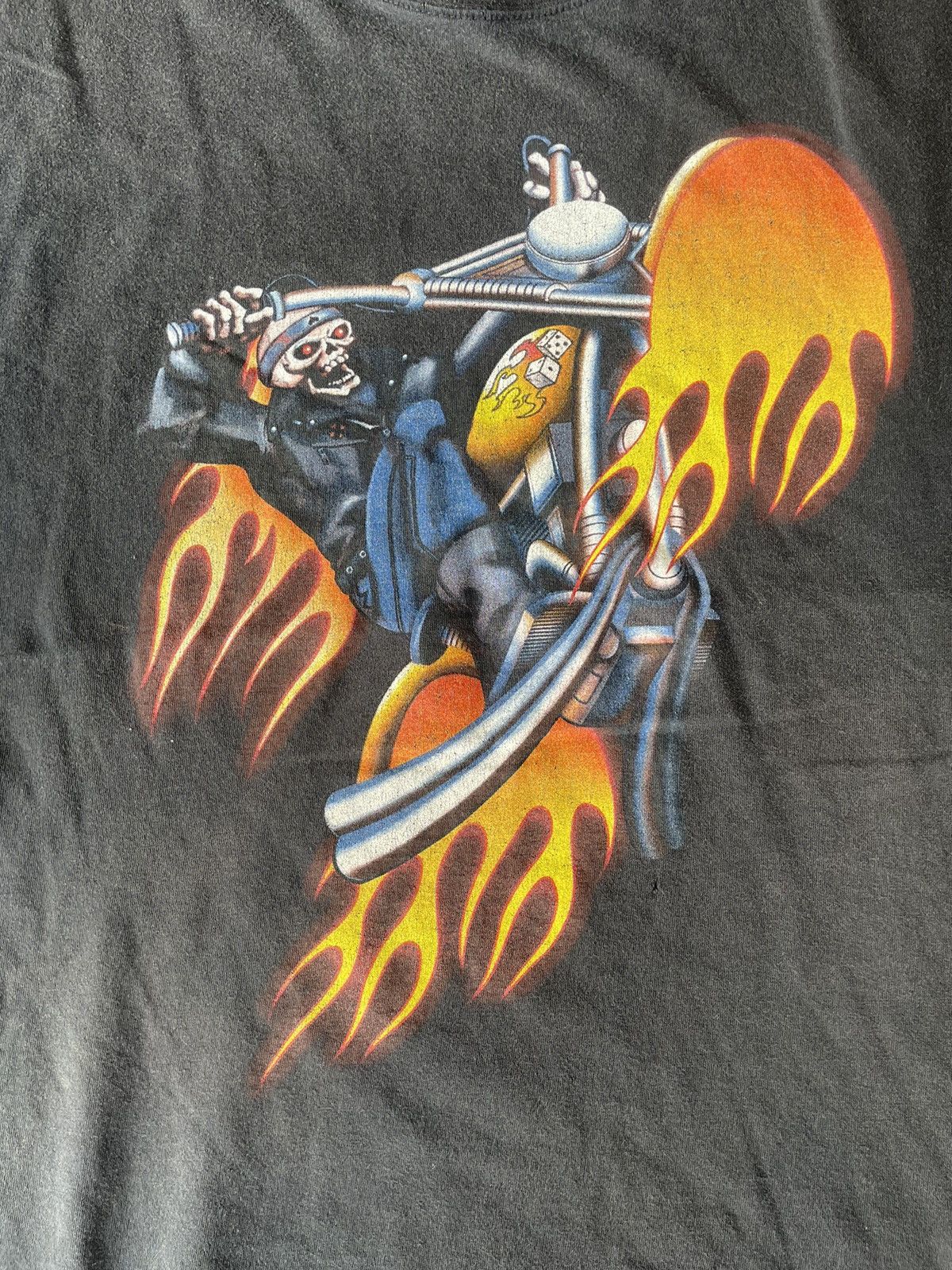 Marvel Comics × Vintage 💥 RARE 90s GHOST RIDER CREWNECK TSHIRT Size US L / EU 52-54 / 3 - 4 Thumbnail