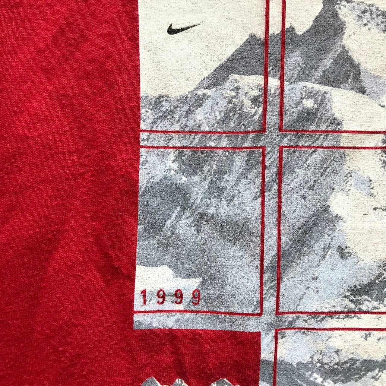 Nike × Vintage Vintage Red Nike Tee 1999 Jungfrau Marathon Size US L / EU 52-54 / 3 - 4 Thumbnail