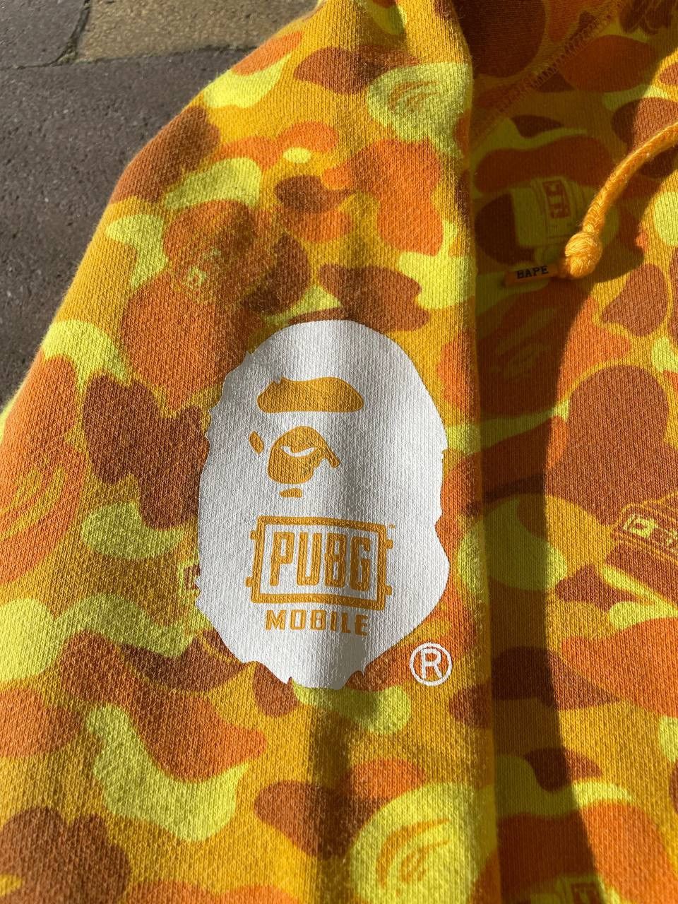 Bape Bape PUBG Yellow Orange Camo Hoodie Rare Size US M / EU 48-50 / 2 - 7 Thumbnail