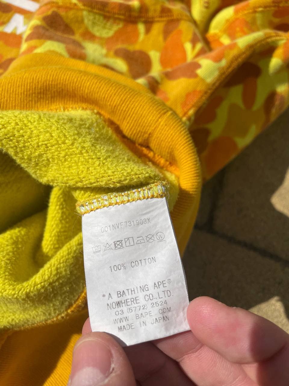 Bape Bape PUBG Yellow Orange Camo Hoodie Rare Size US M / EU 48-50 / 2 - 11 Thumbnail