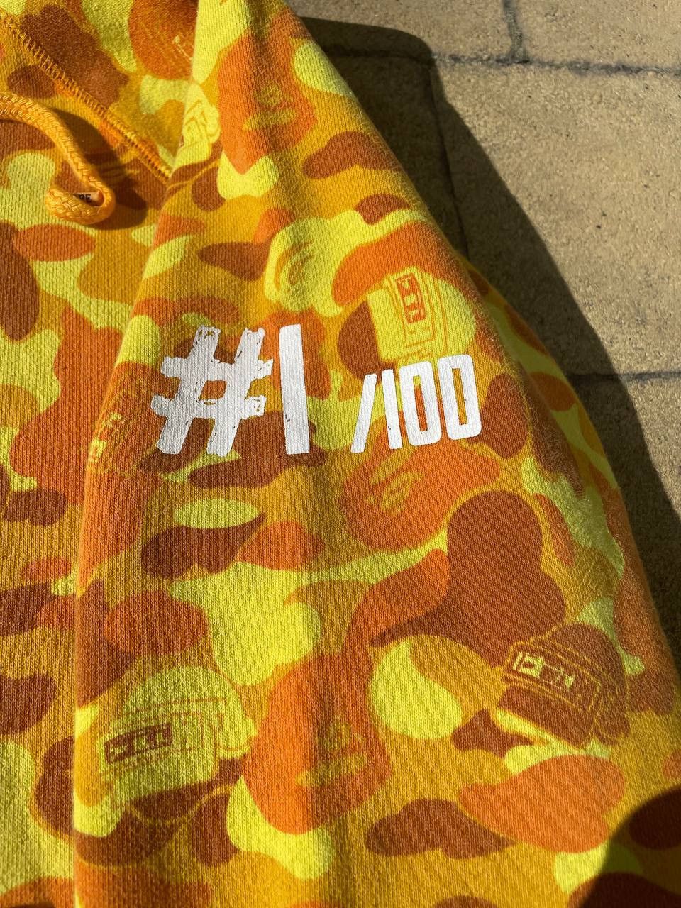 Bape Bape PUBG Yellow Orange Camo Hoodie Rare Size US M / EU 48-50 / 2 - 8 Thumbnail