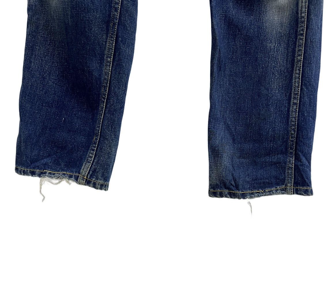 Big John × Vintage Vintage BIG JOHN Denim Overalls High Back Workwear Distresse Size US 30 / EU 46 - 13 Thumbnail