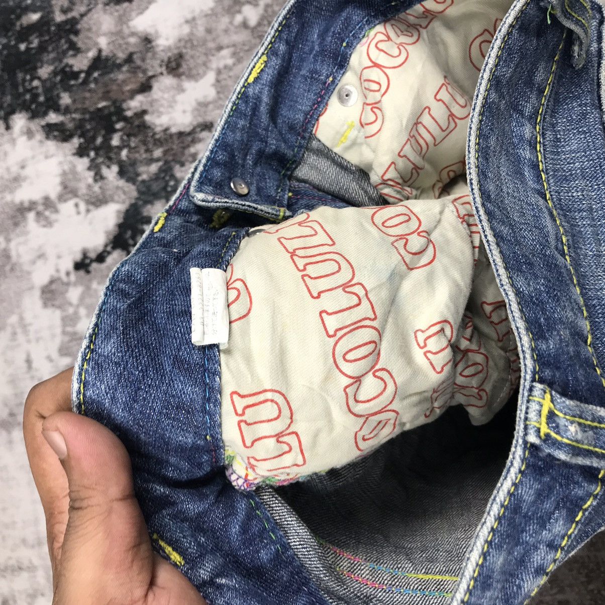 Japanese Brand × Vintage Vintage Japanese Co & Lu Loose Light Wash Denim Jeans Size 28" / US 6 / IT 42 - 14 Thumbnail