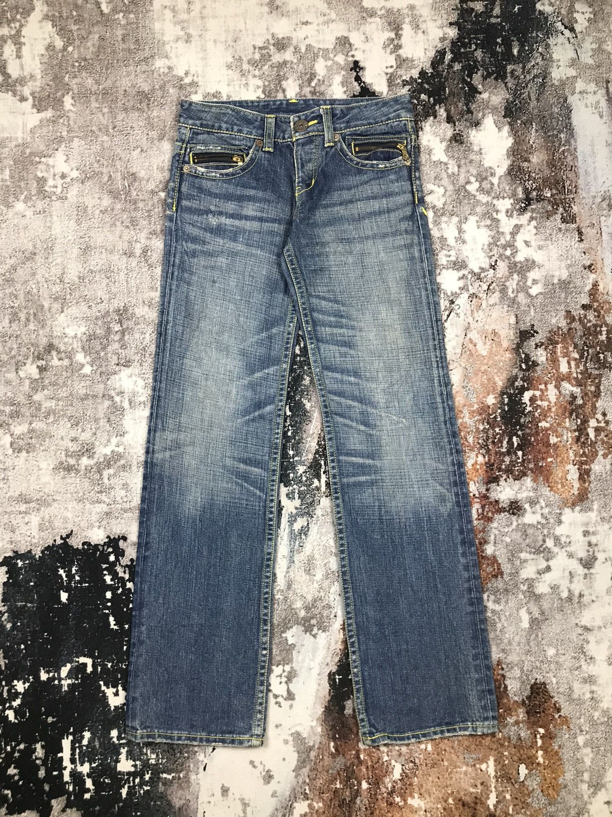 Japanese Brand × Vintage Vintage Japanese Co & Lu Loose Light Wash Denim Jeans Size 28" / US 6 / IT 42 - 9 Thumbnail