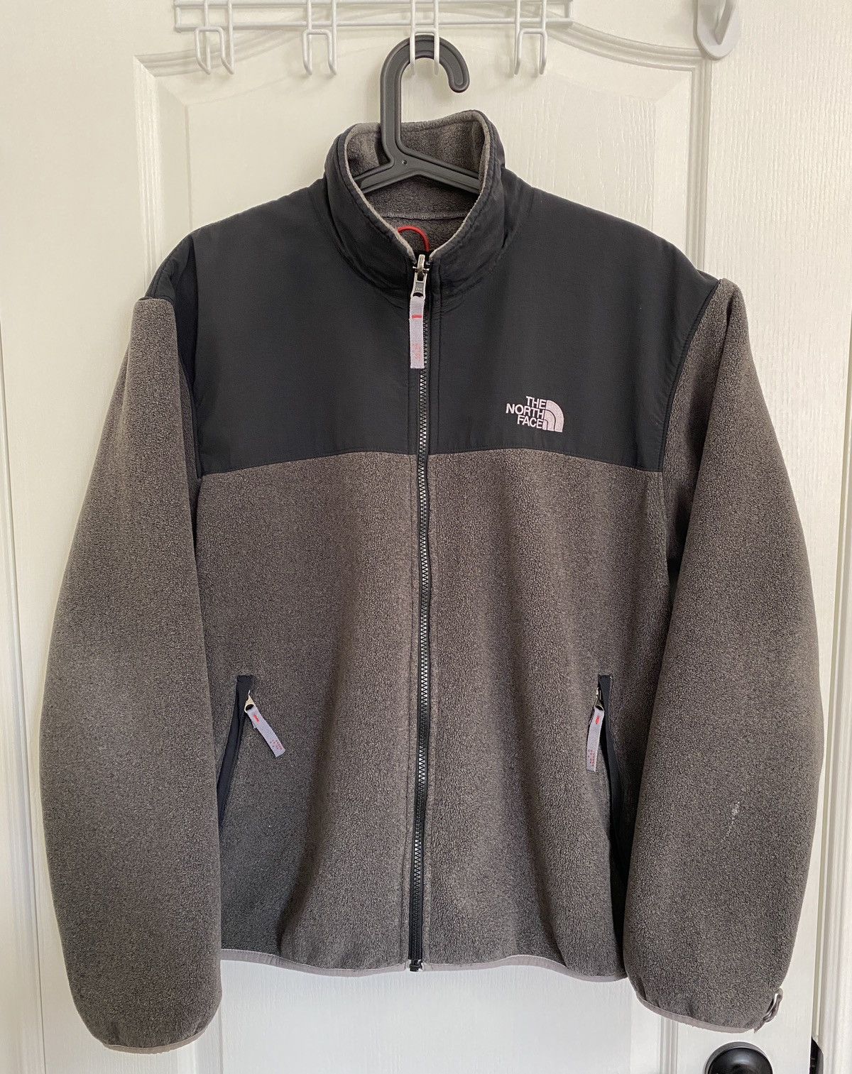 The North Face Denali Fleece Jacket Sz XL Gray Polartec newest Pit Zips Vintage. Condit