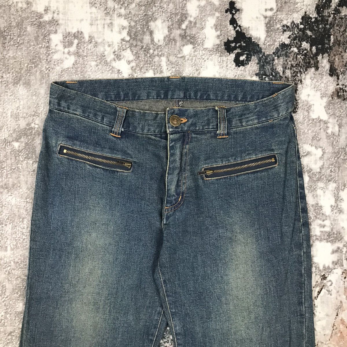 If Six Was Nine × Japanese Brand × Vintage Vintage Japanese Brand Flare Avant Garden Style Denim Jeans Size 28" / US 6 / IT 42 - 3 Thumbnail