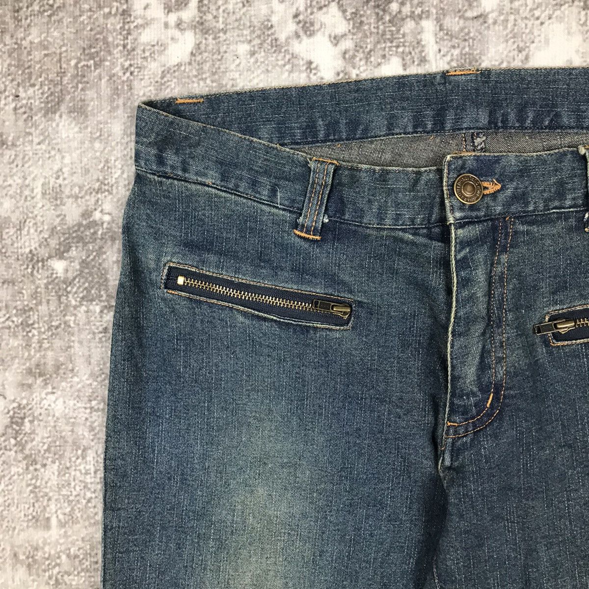 If Six Was Nine × Japanese Brand × Vintage Vintage Japanese Brand Flare Avant Garden Style Denim Jeans Size 28" / US 6 / IT 42 - 4 Thumbnail