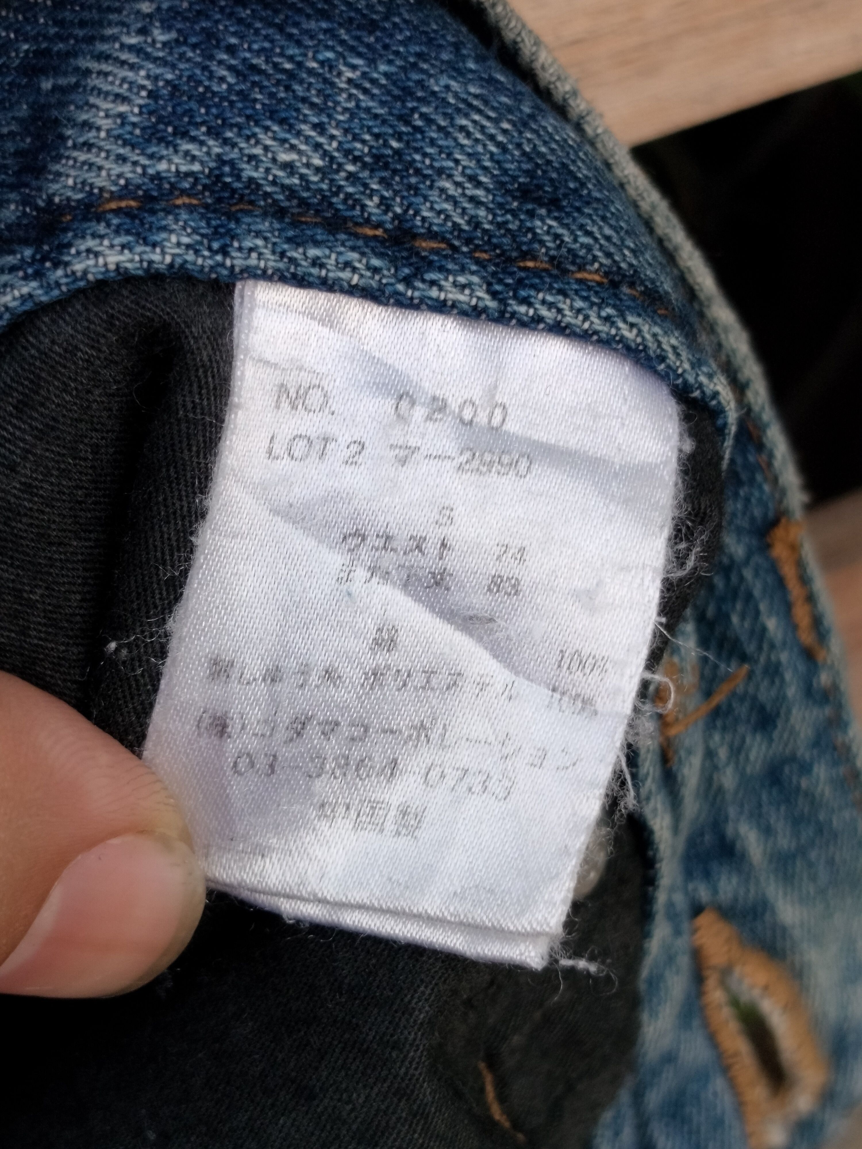 Japanese Brand SPECIAL SAFETY BOARD EMBROIDERY ART DENIM Size US 29 - 12 Thumbnail