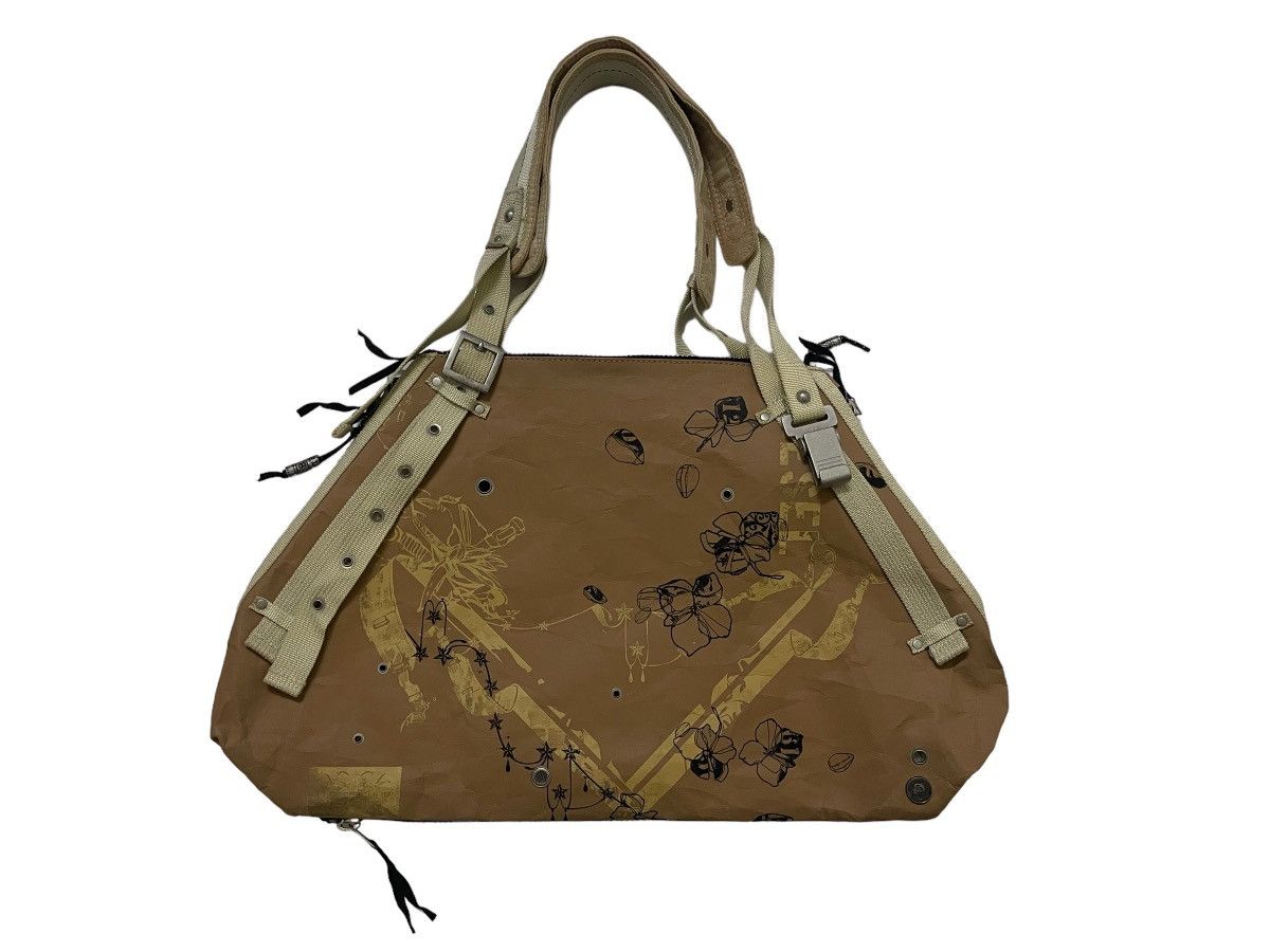 image of Vintage Diesel Sling Bag Hard Paper Material in Papper, Men's