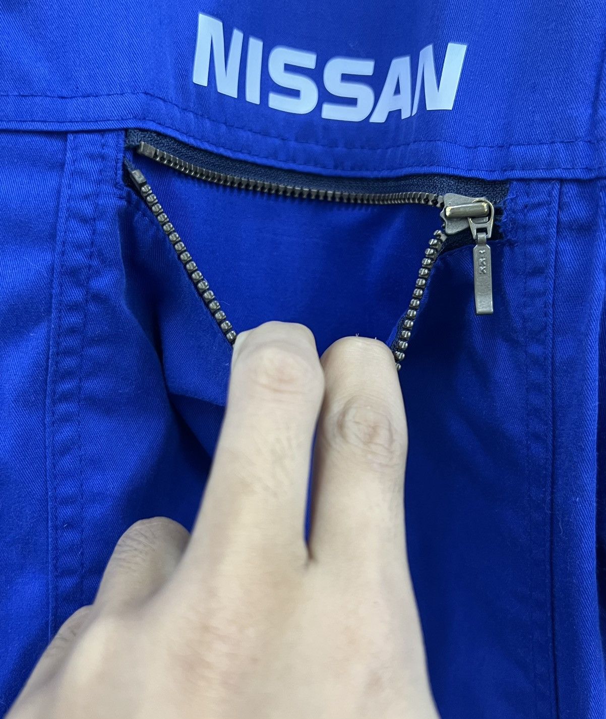 Sports Specialties Vintage Nissan Overall Workwear Jumpsuit Size US 38 / EU 54 - 6 Thumbnail