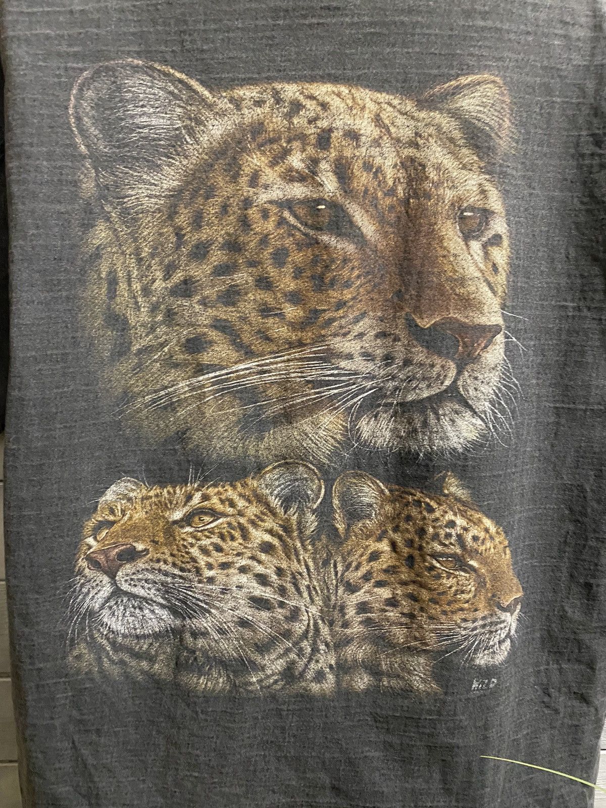 Other Rare Vintage T-Shirt Leopards Animals Wild 80’-90’. Size US XL / EU 56 / 4 - 7 Thumbnail