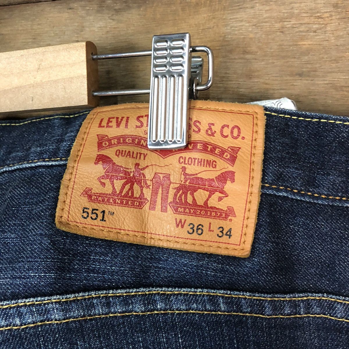 Levi's DLS Levis vintage Blue Distressed Denim Pants #BB528 Size US 36 / EU 52 - 15 Thumbnail