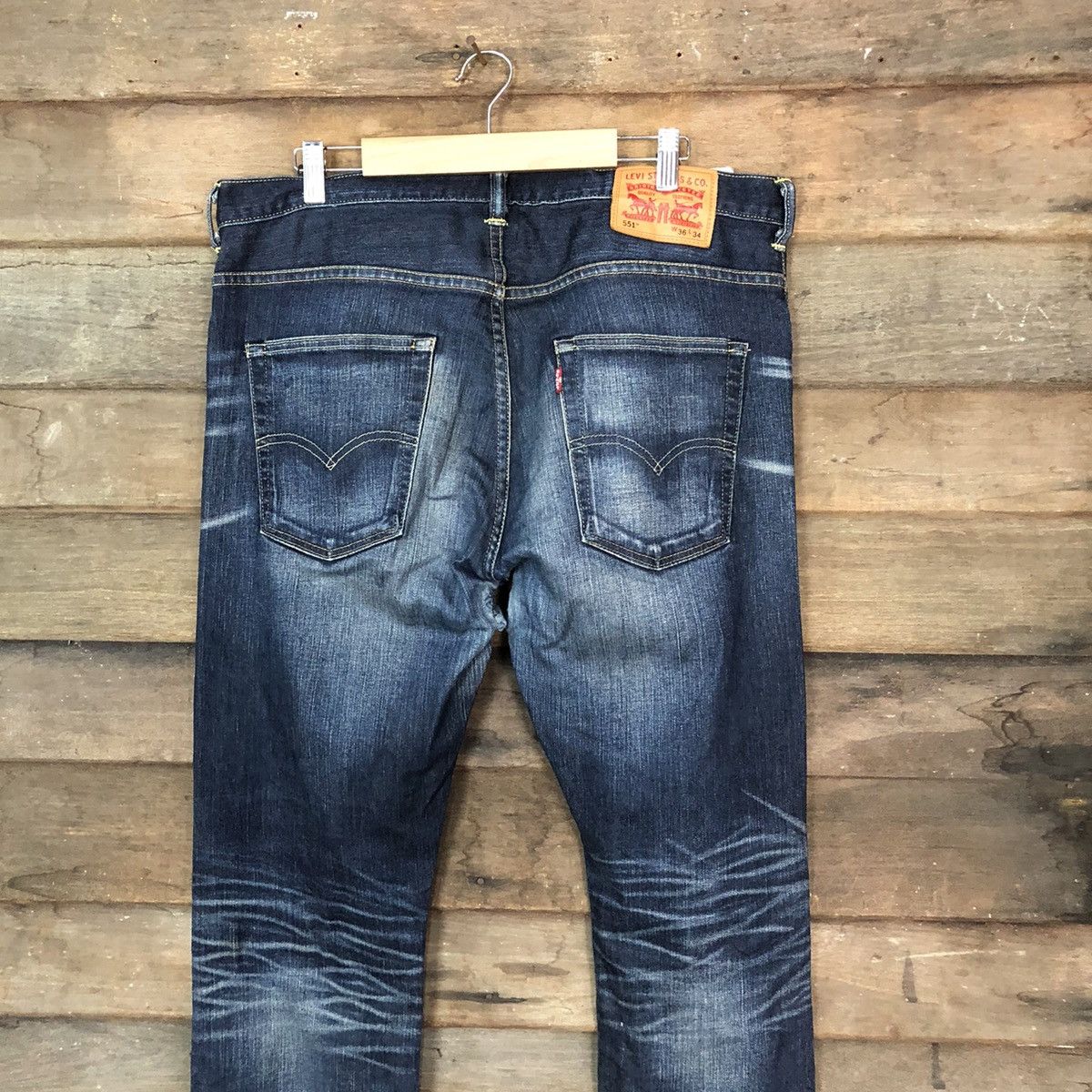 Levi's DLS Levis vintage Blue Distressed Denim Pants #BB528 Size US 36 / EU 52 - 11 Thumbnail