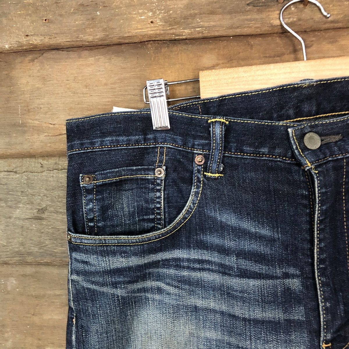 Levi's DLS Levis vintage Blue Distressed Denim Pants #BB528 Size US 36 / EU 52 - 4 Thumbnail