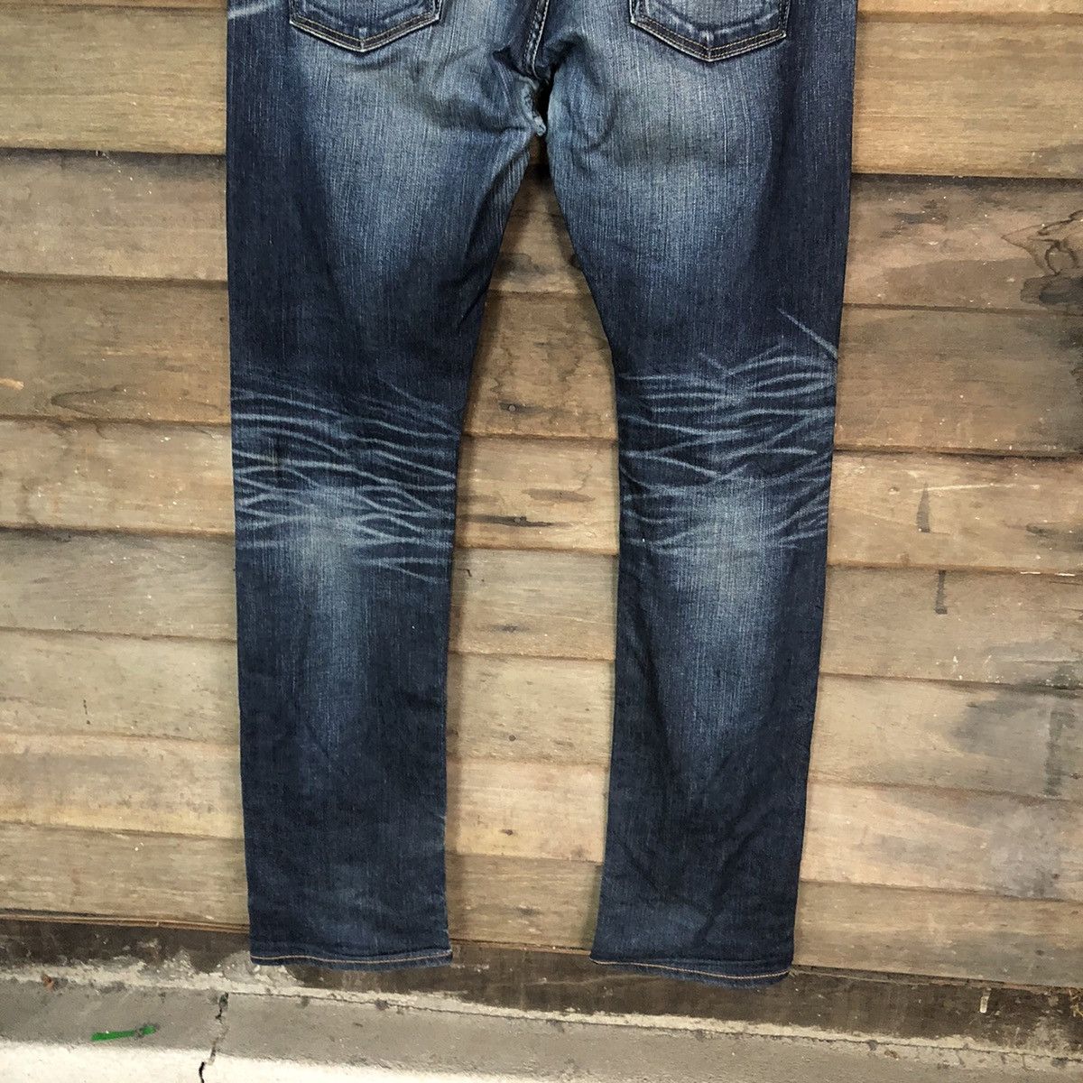 Levi's DLS Levis vintage Blue Distressed Denim Pants #BB528 Size US 36 / EU 52 - 12 Thumbnail