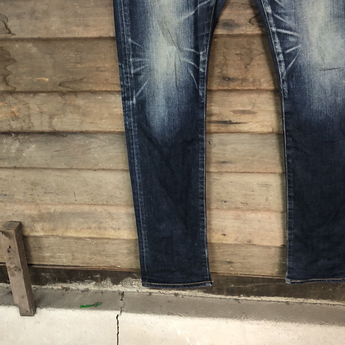 Levi's DLS Levis vintage Blue Distressed Denim Pants #BB528 Size US 36 / EU 52 - 7 Thumbnail