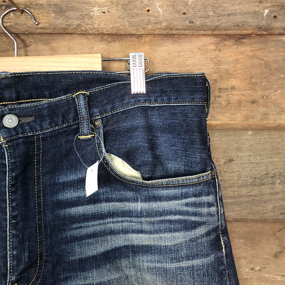 Levi's DLS Levis vintage Blue Distressed Denim Pants #BB528 Size US 36 / EU 52 - 5 Thumbnail
