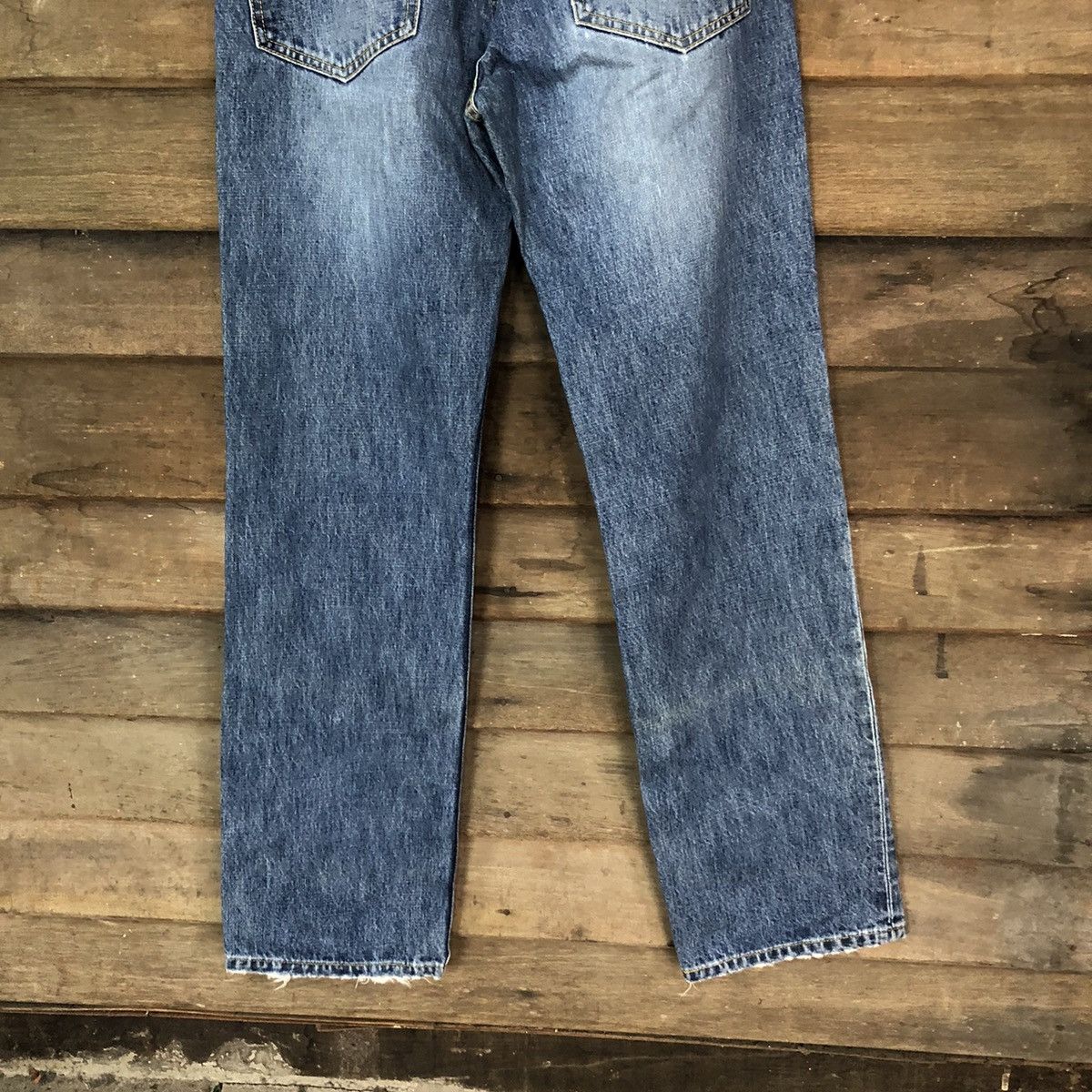 Levi's DLS Levis Signature vintage faded blue Denim Pants #BB526 Size US 30 / EU 46 - 11 Thumbnail