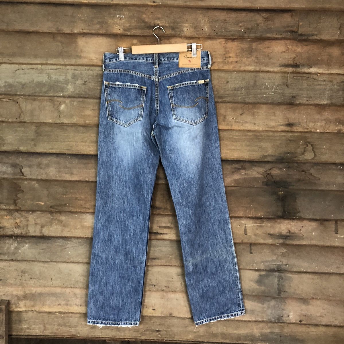 Levi's DLS Levis Signature vintage faded blue Denim Pants #BB526 Size US 30 / EU 46 - 9 Thumbnail