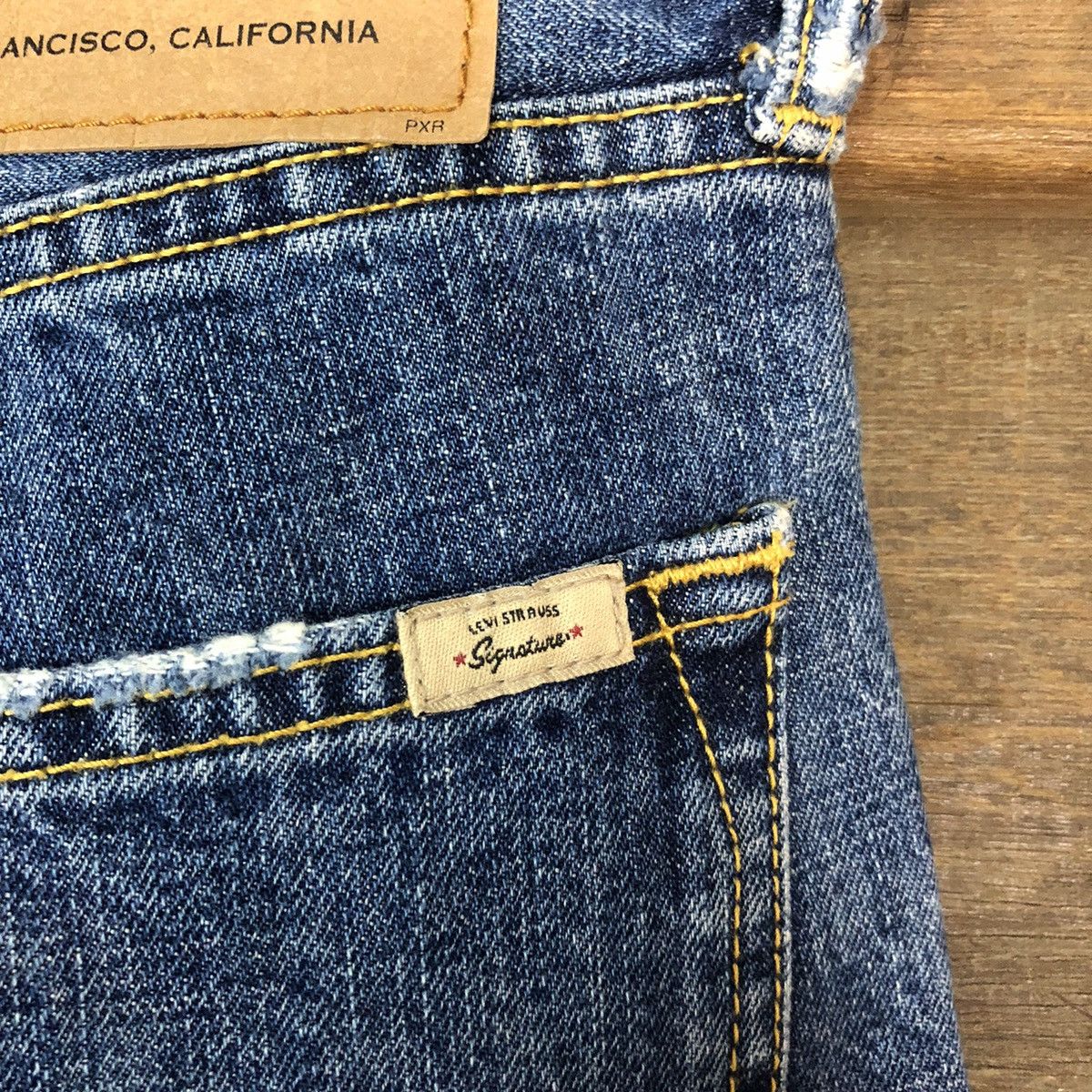 Levi's DLS Levis Signature vintage faded blue Denim Pants #BB526 Size US 30 / EU 46 - 15 Thumbnail