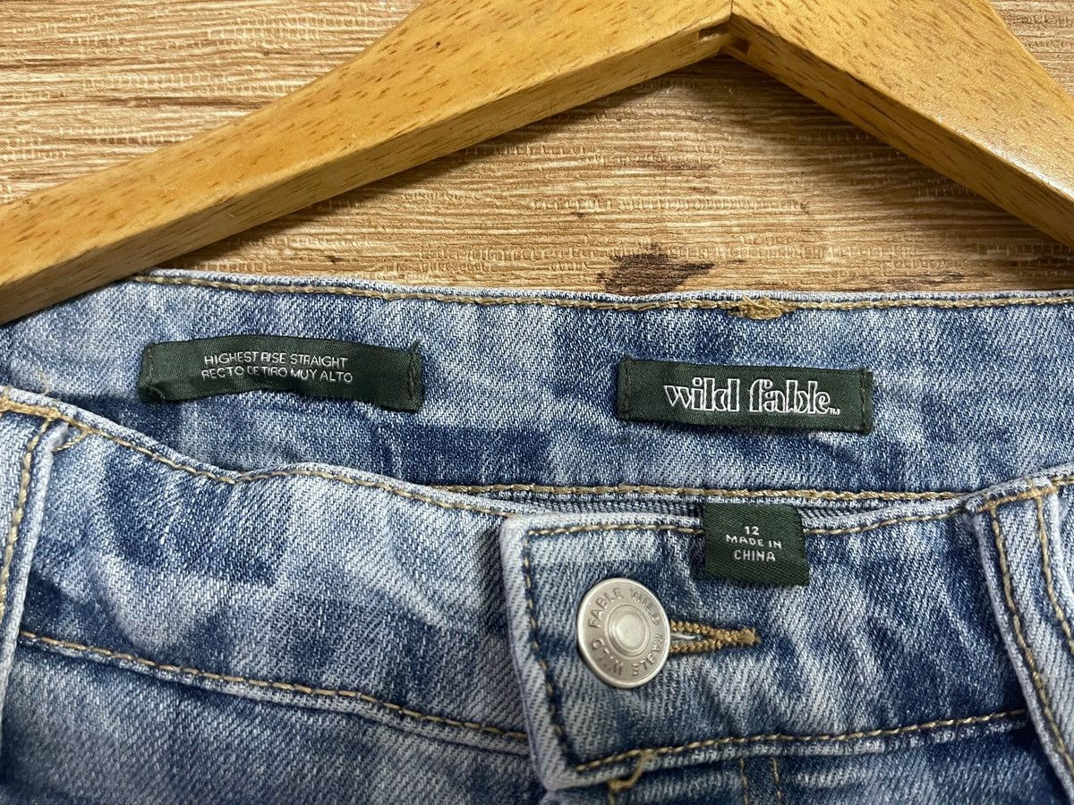 Vintage Checkerboard Denim Stretch Punk Biker W31 L40