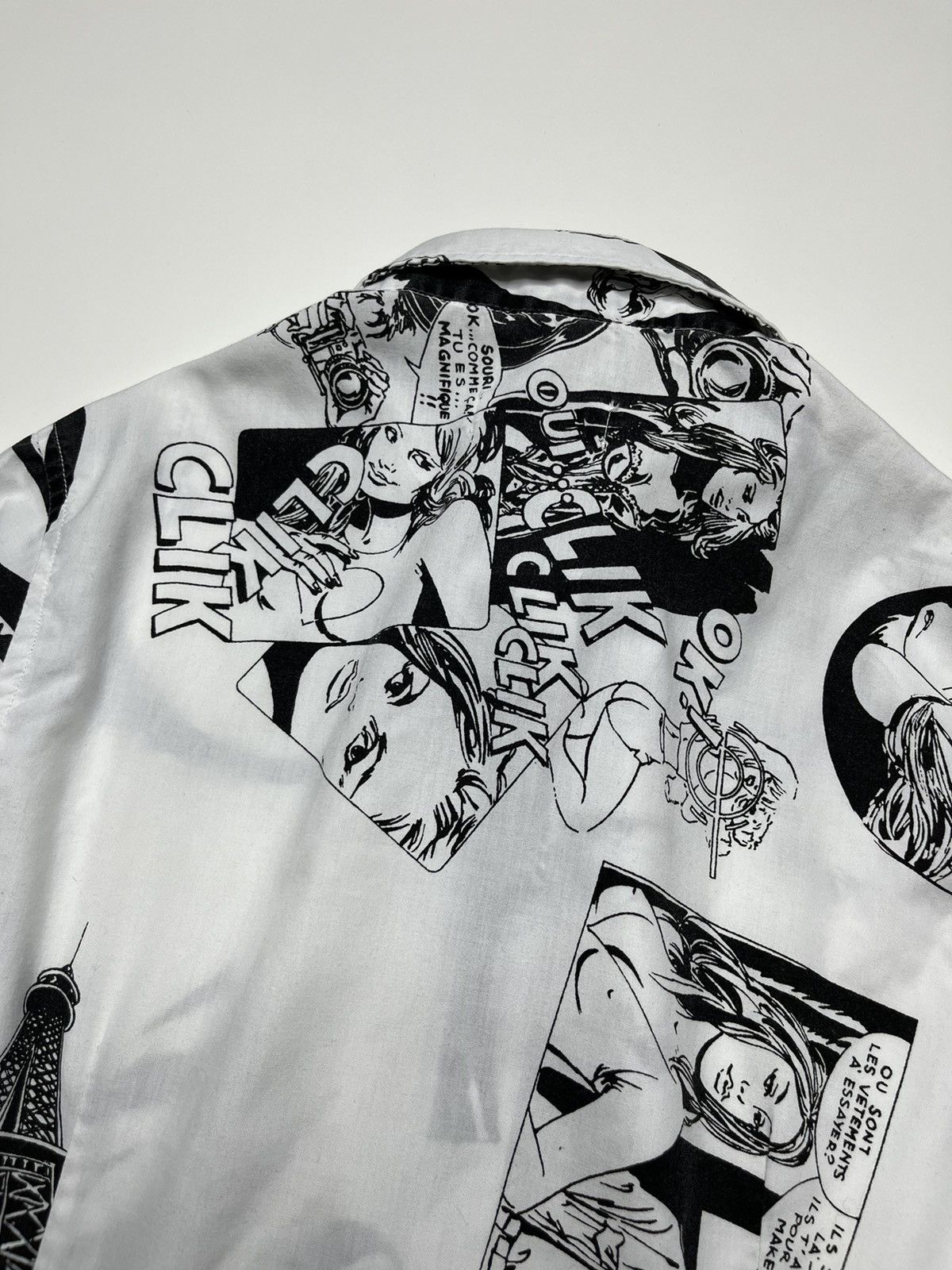 Moschino Vintage Moschino Jeans Comics All Over Print Shirt Size S / US 4 / IT 40 - 13 Thumbnail