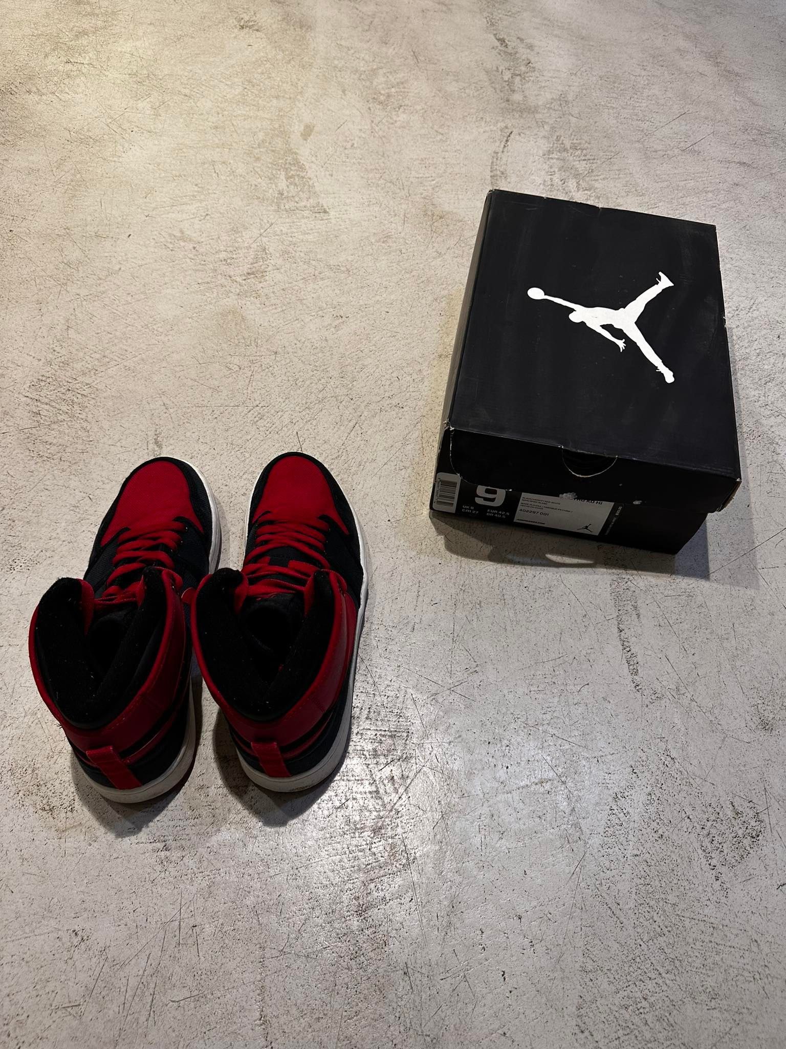 Jordan Brand Air Jordan 1 Retro KO Hi BRED 402297-001 US 9 EU 42.5 Size US 9 / EU 42 - 3 Thumbnail