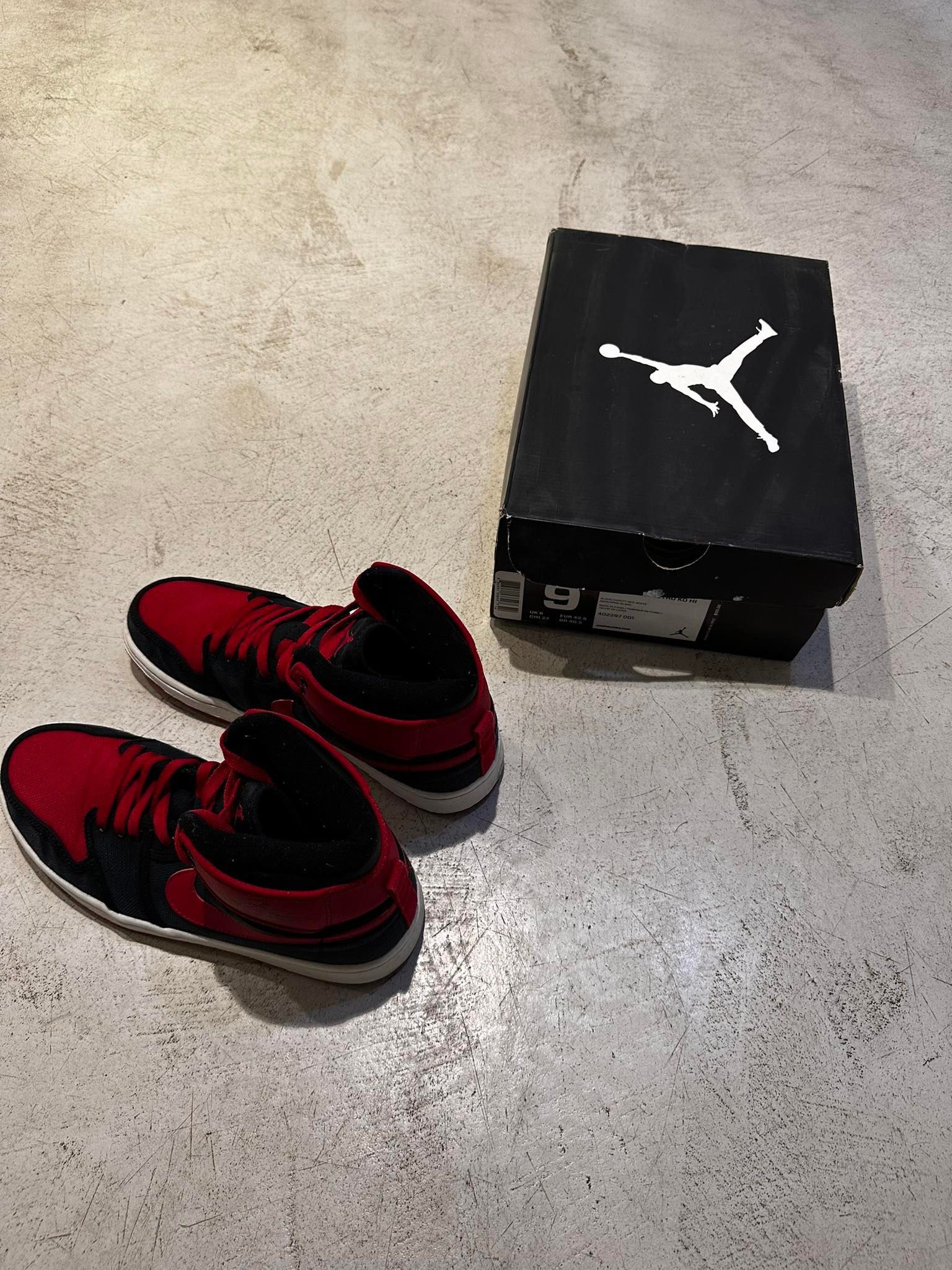 Jordan Brand Air Jordan 1 Retro KO Hi BRED 402297-001 US 9 EU 42.5 Size US 9 / EU 42 - 2 Thumbnail