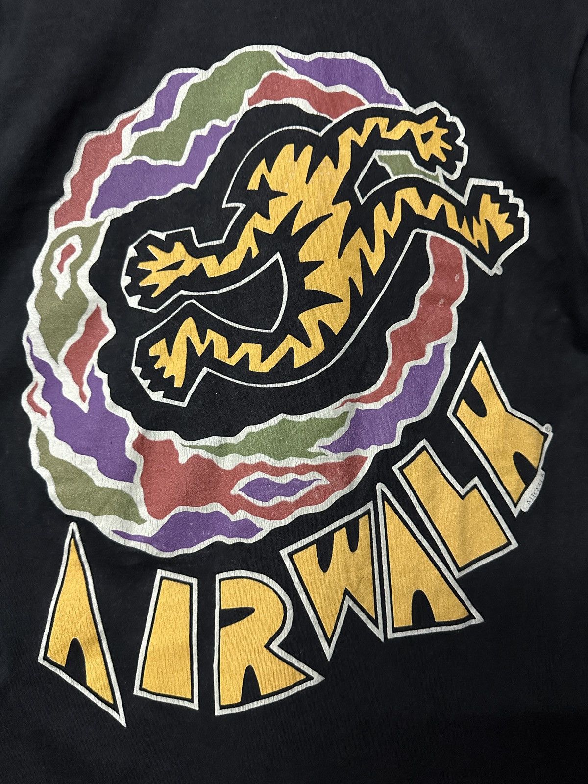 Airwalk × Keith Haring × Vintage Vintage 90s Airwark Skateboard Keith Haring Logo By Jerzees Size US M / EU 48-50 / 2 - 2 Thumbnail