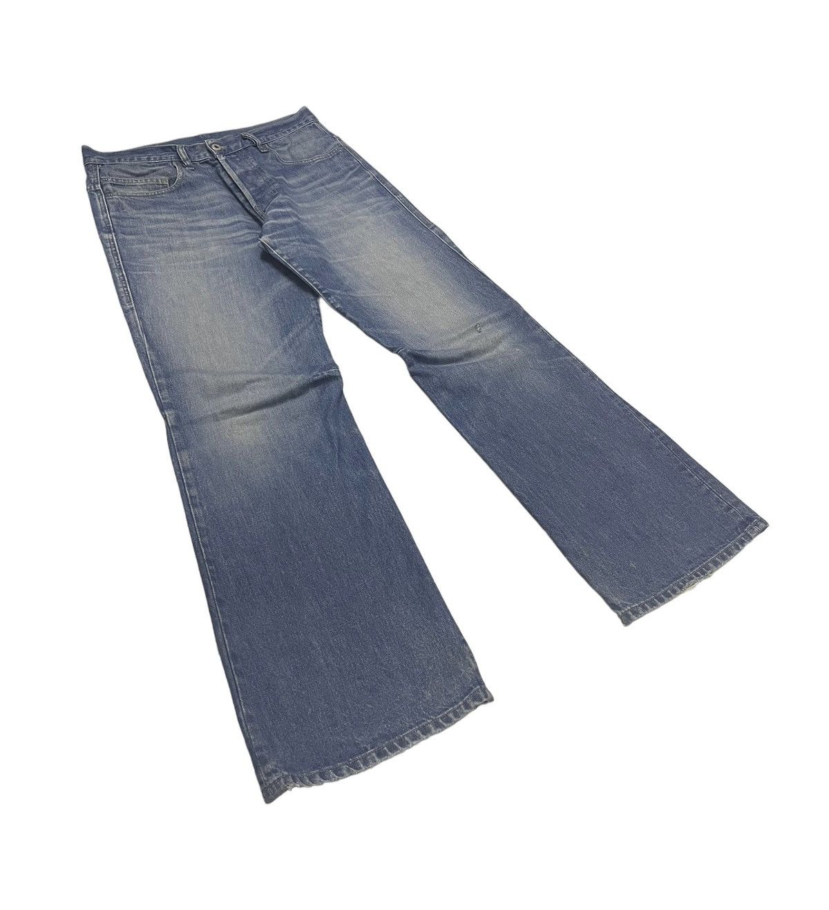 image of Vintage Diesel Flare Jeans in Blue, Men's (Size 31)