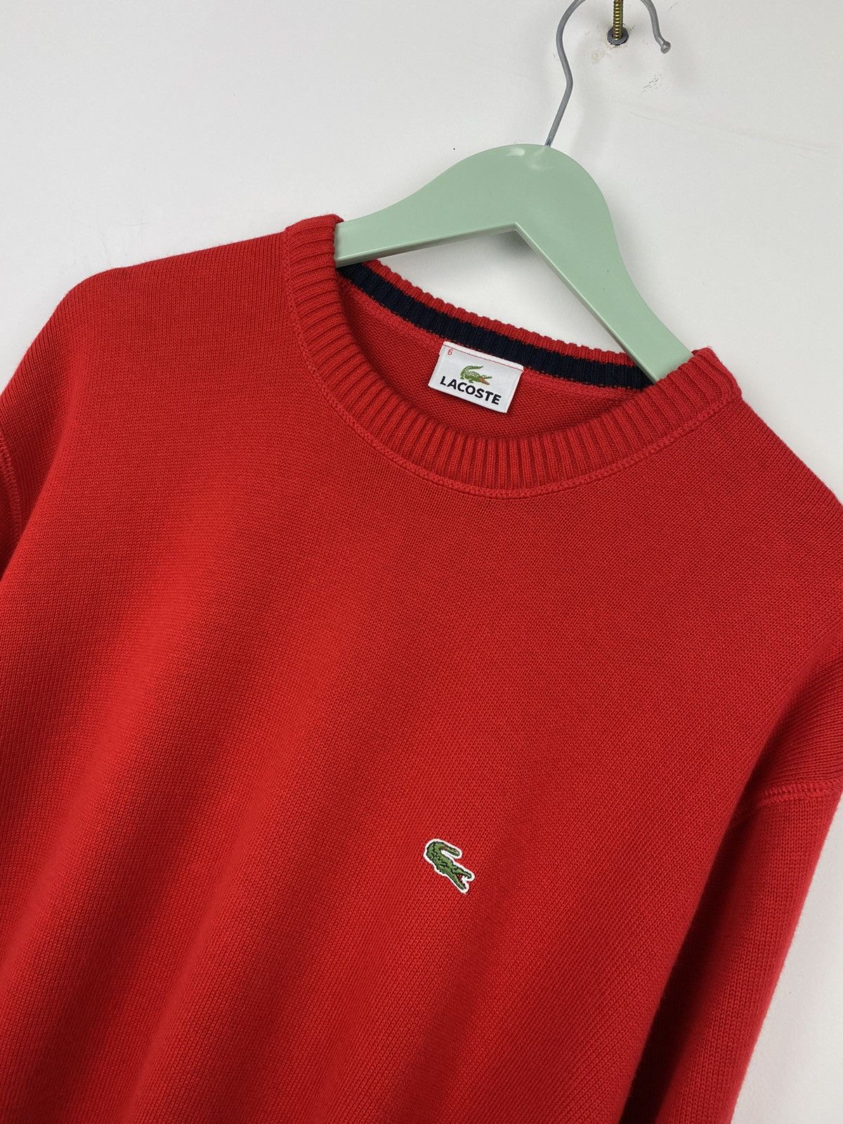 Lacoste Vintage Lacoste Chemise Cotton Sweater Coogi Burberry Polo Size US XL / EU 56 / 4 - 2 Thumbnail