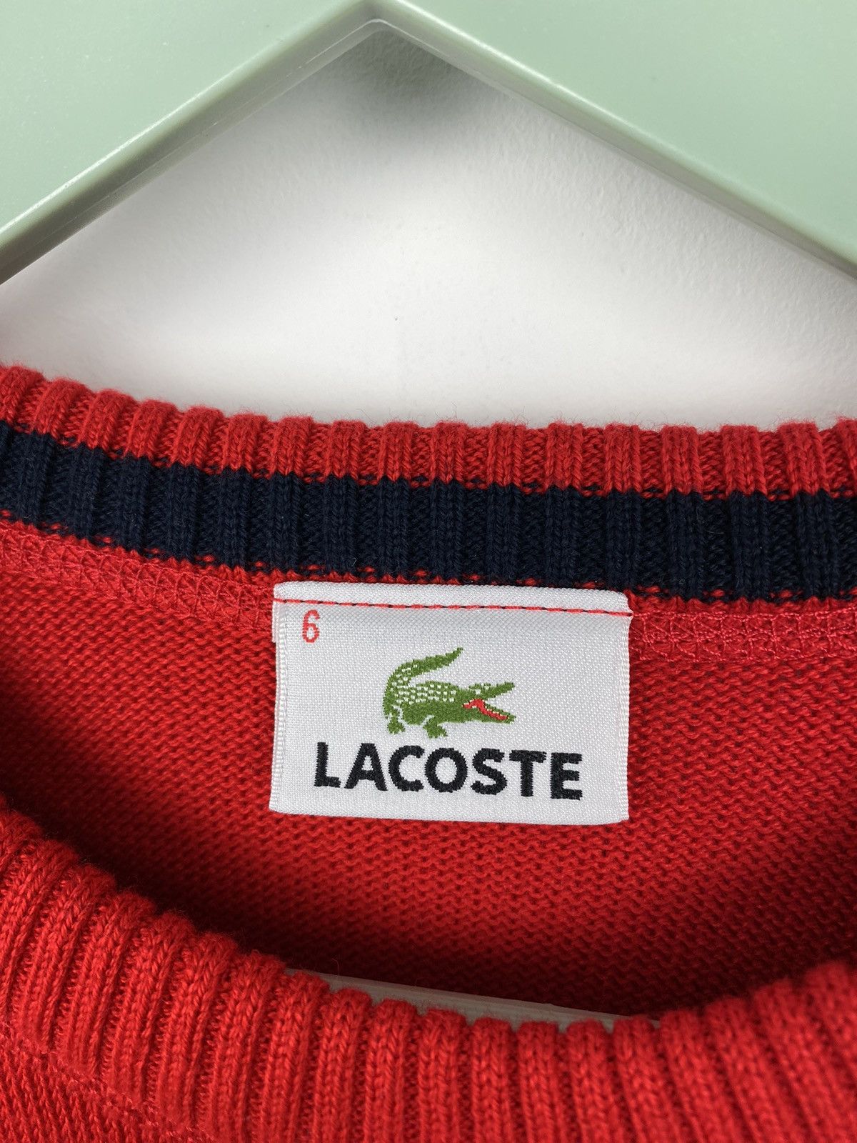 Lacoste Vintage Lacoste Chemise Cotton Sweater Coogi Burberry Polo Size US XL / EU 56 / 4 - 6 Thumbnail