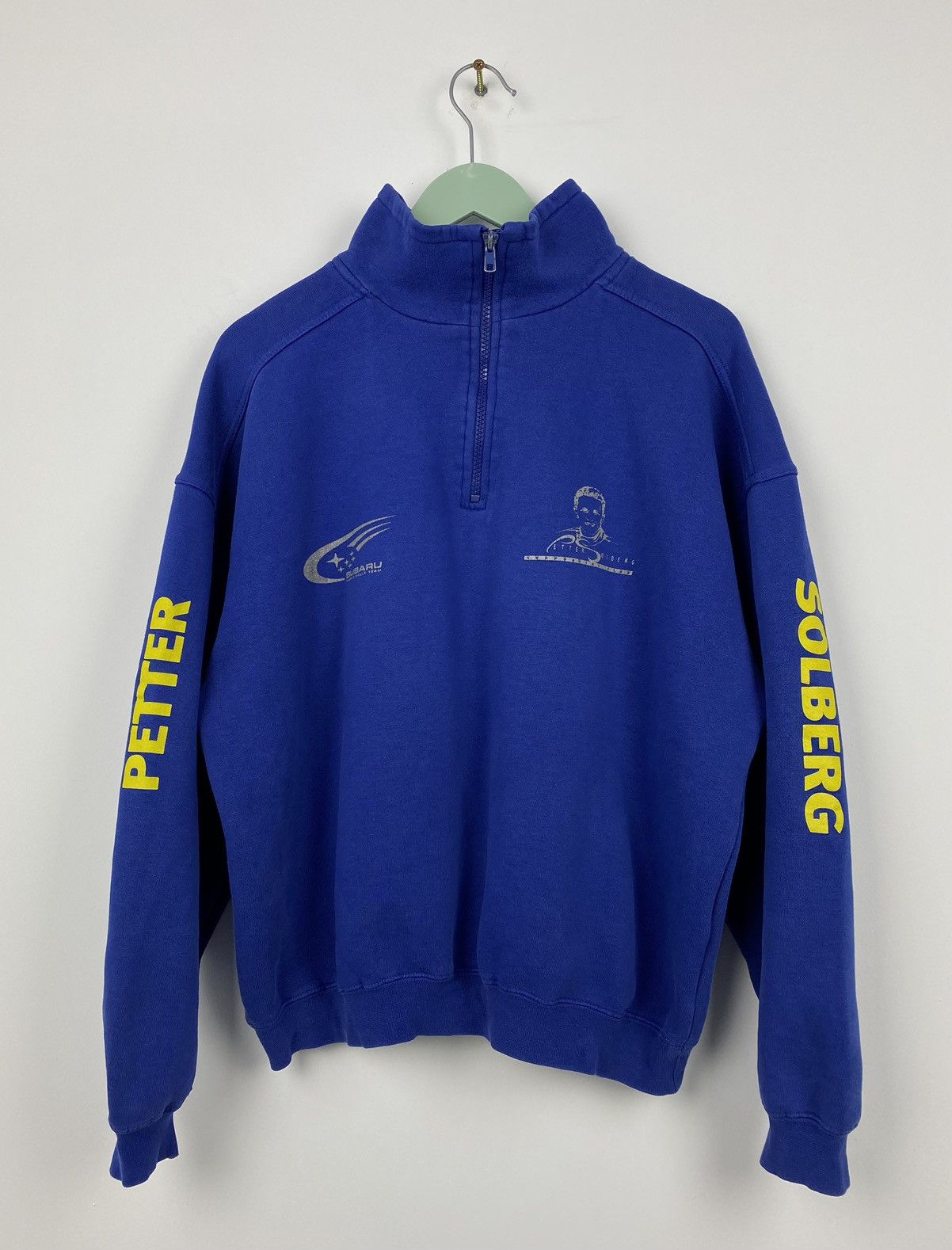 Vintage Vintage Subaru Petter Solberg Rally Sweatshirt Nissan Honda Size US M / EU 48-50 / 2 - 1 Thumbnail