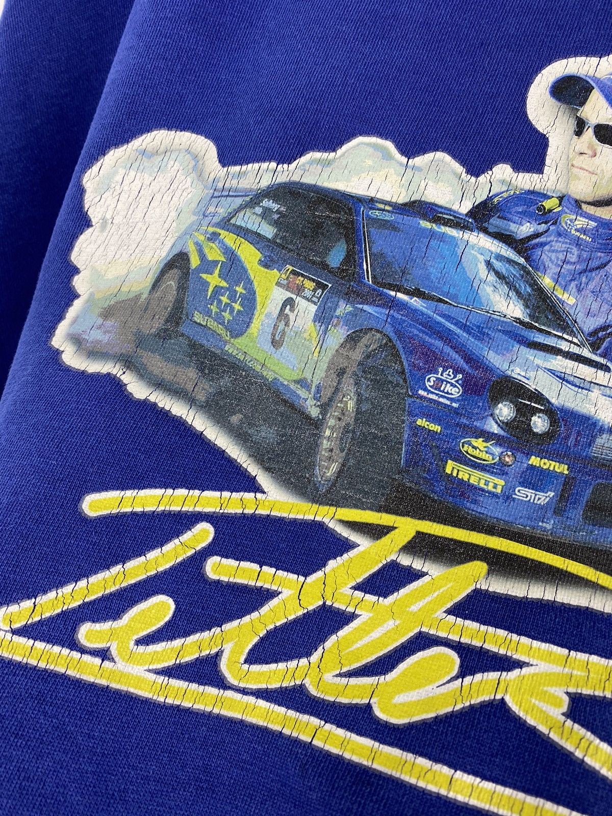 Vintage Vintage Subaru Petter Solberg Rally Sweatshirt Nissan Honda Size US M / EU 48-50 / 2 - 14 Thumbnail