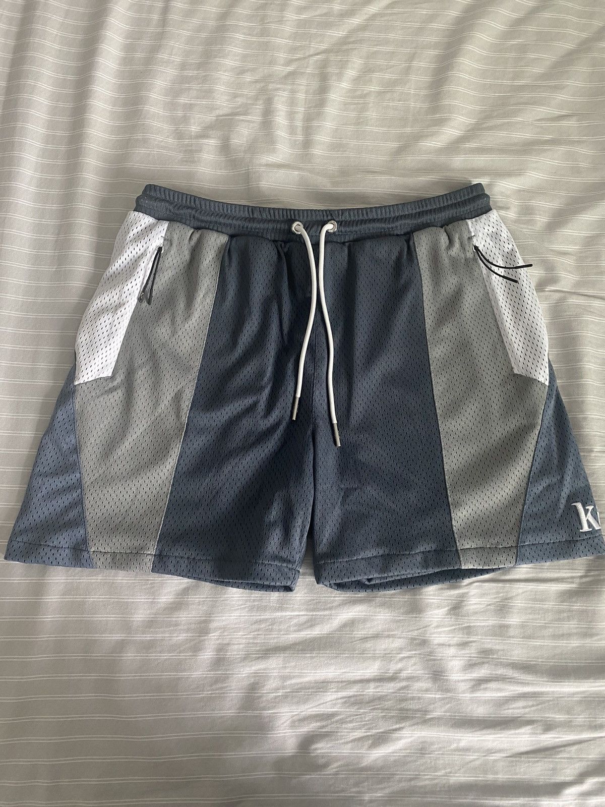 Kith Kith Harden Panelled Mesh Shorts Elevation Medium | Grailed
