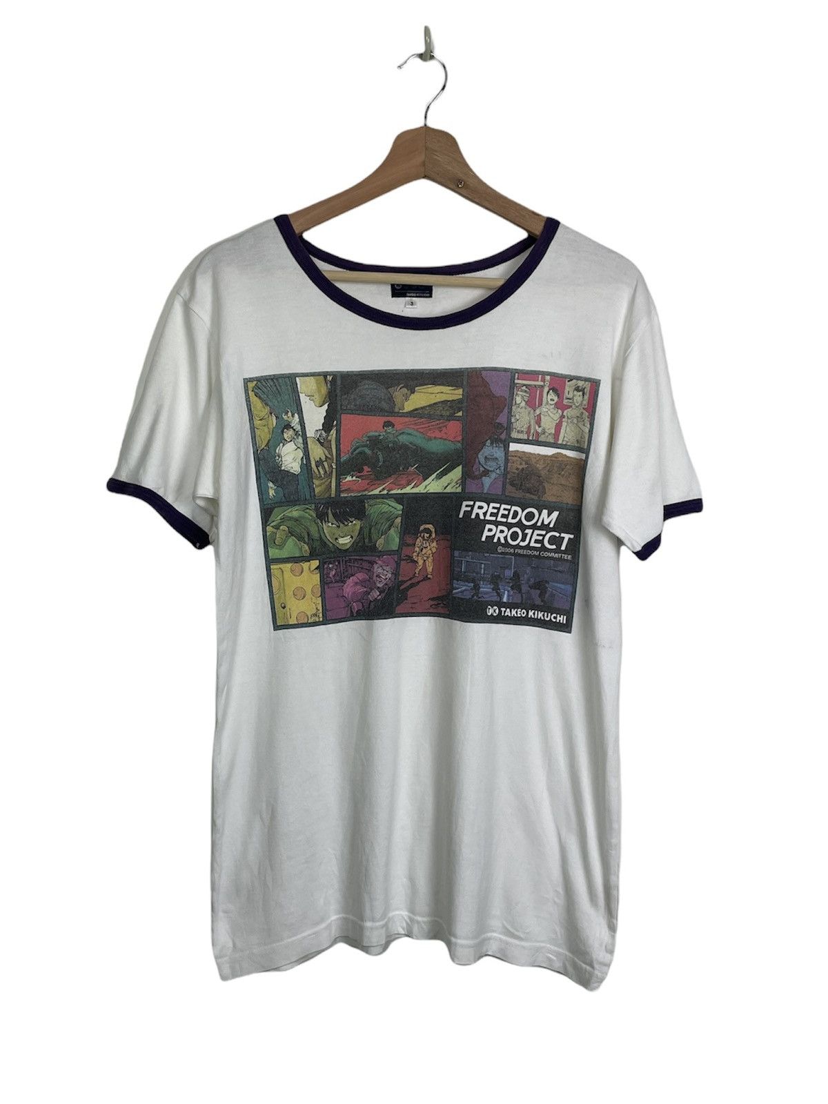 Anime × Takeo Kikuchi TAKEO KIKUCHI x AKIRA “FREEDOM PROJECT 2006” RINGER TEE Size US M / EU 48-50 / 2 - 1 Thumbnail