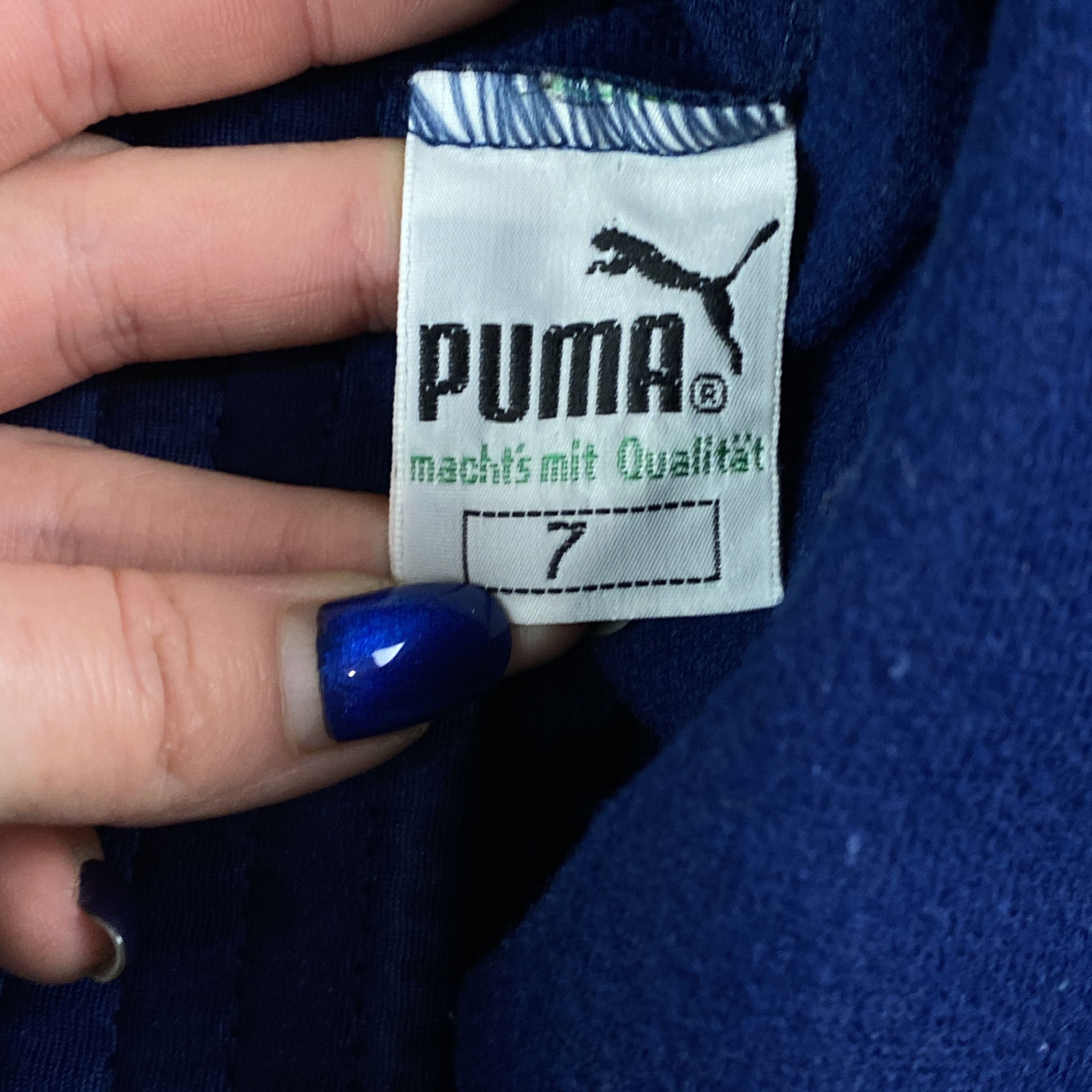 Puma × Vintage Mens Zip Track Jacket Bomber Puma Vintage Size 7 Size US L / EU 52-54 / 3 - 5 Thumbnail