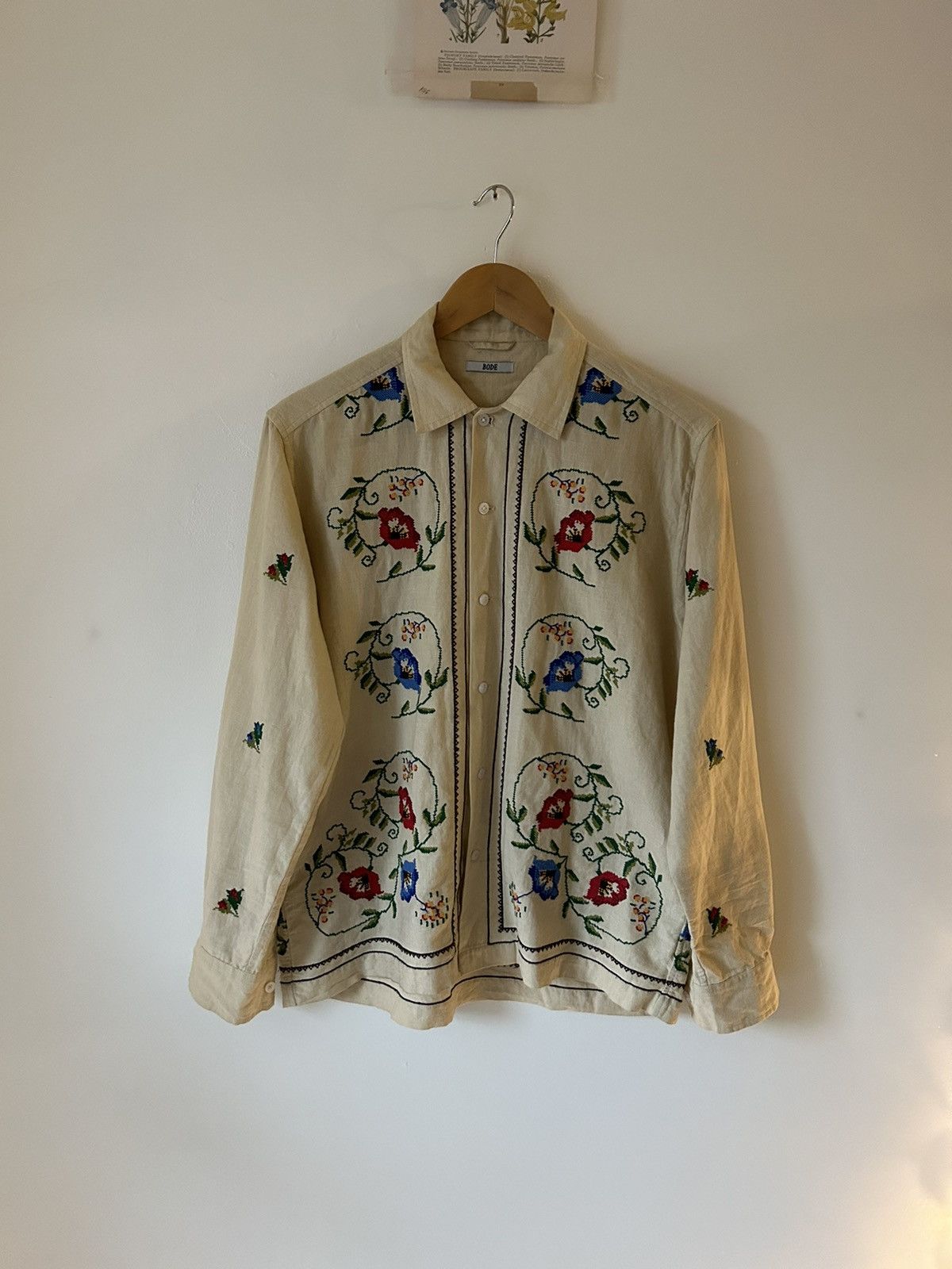 Bode BODE Morning Glory LS Shirt | Grailed