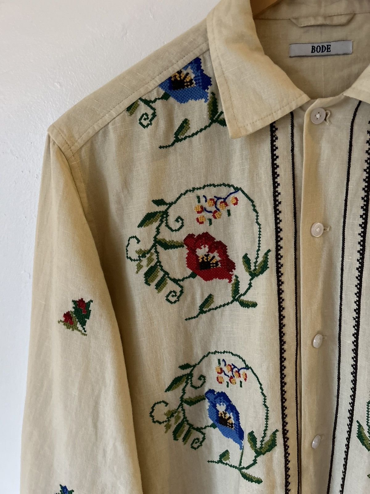 Bode BODE Morning Glory LS Shirt | Grailed