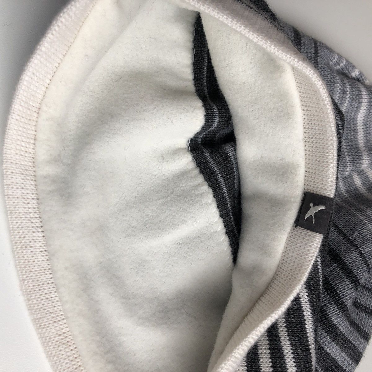 Eddie Bauer WOOL Striped BEANIE White Size ONE SIZE - 3 Thumbnail