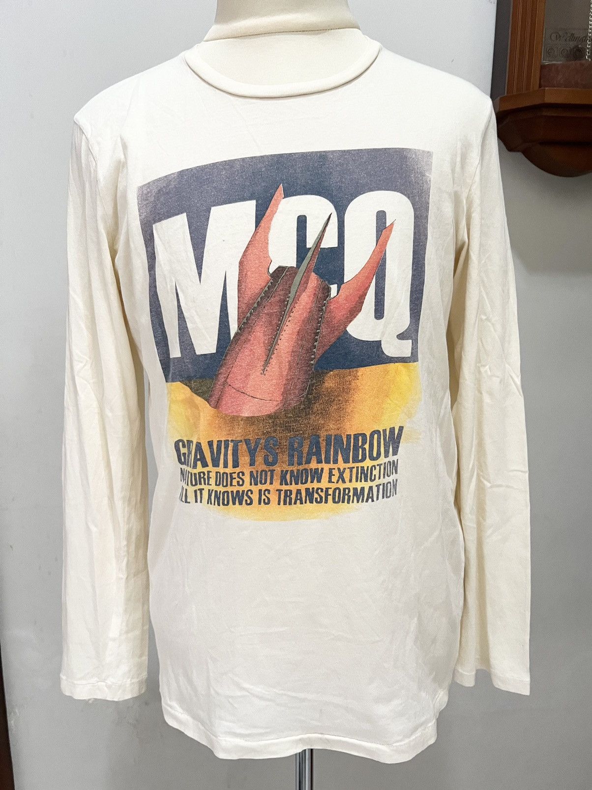 Alexander McQueen × MCQ McQueen Archive Gravitys Rainbow Long Sleeve Shirt Size US M / EU 48-50 / 2 - 2 Thumbnail