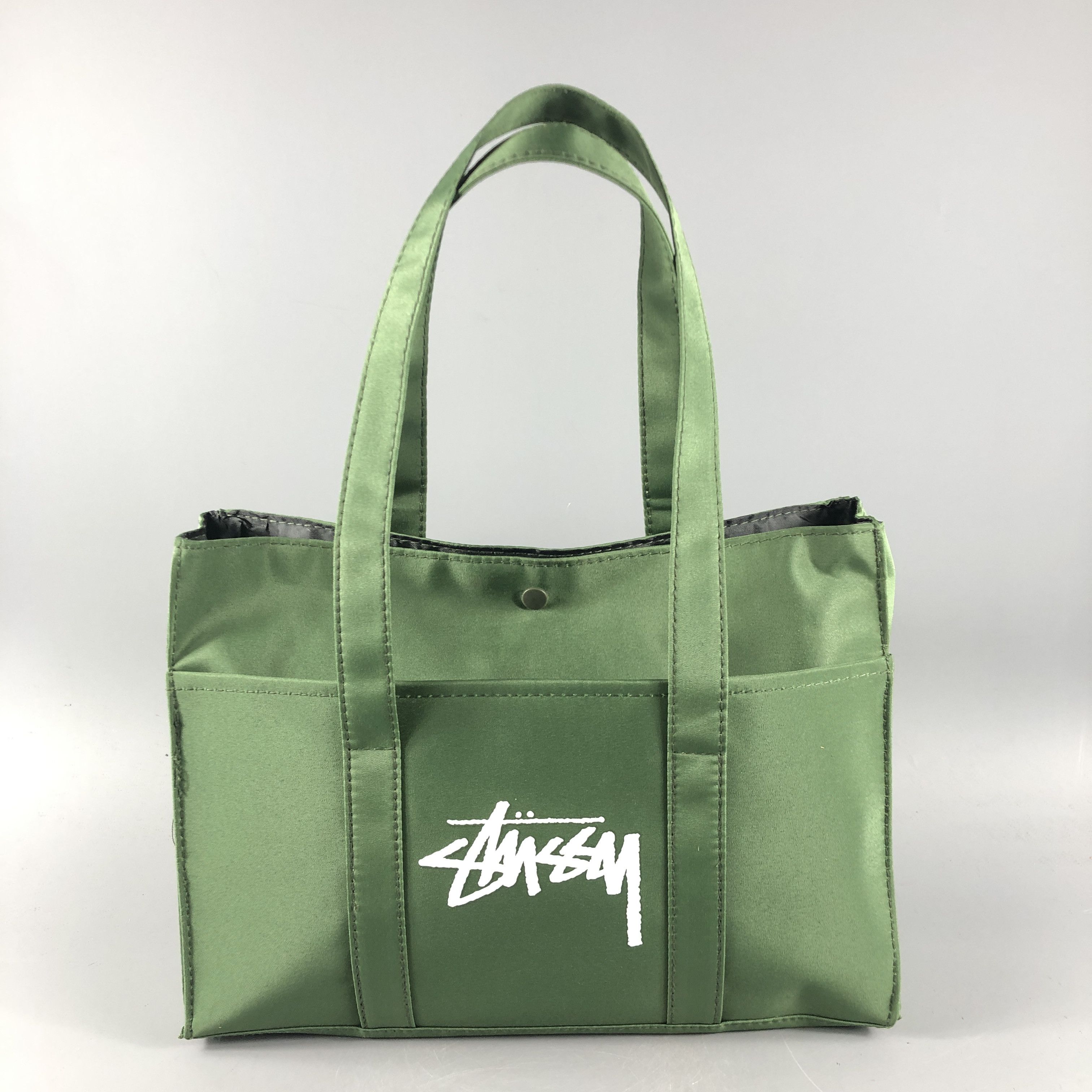 AUTHENTIC 🇯🇵 Stussy Magazine Military Colour Tote Bag