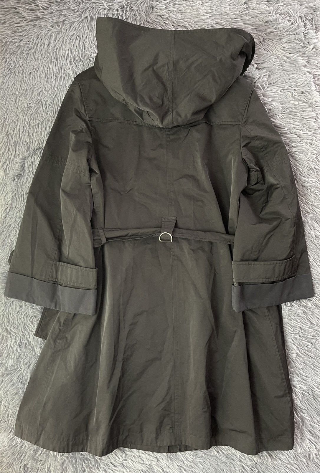 Burberry × Designer × Vintage Burberry vintage 00s trench coat with hood Size S / US 4 / IT 40 - 4 Thumbnail