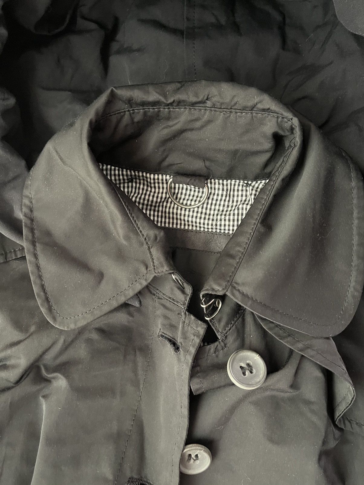 Burberry × Designer × Vintage Burberry vintage 00s trench coat with hood Size S / US 4 / IT 40 - 7 Thumbnail