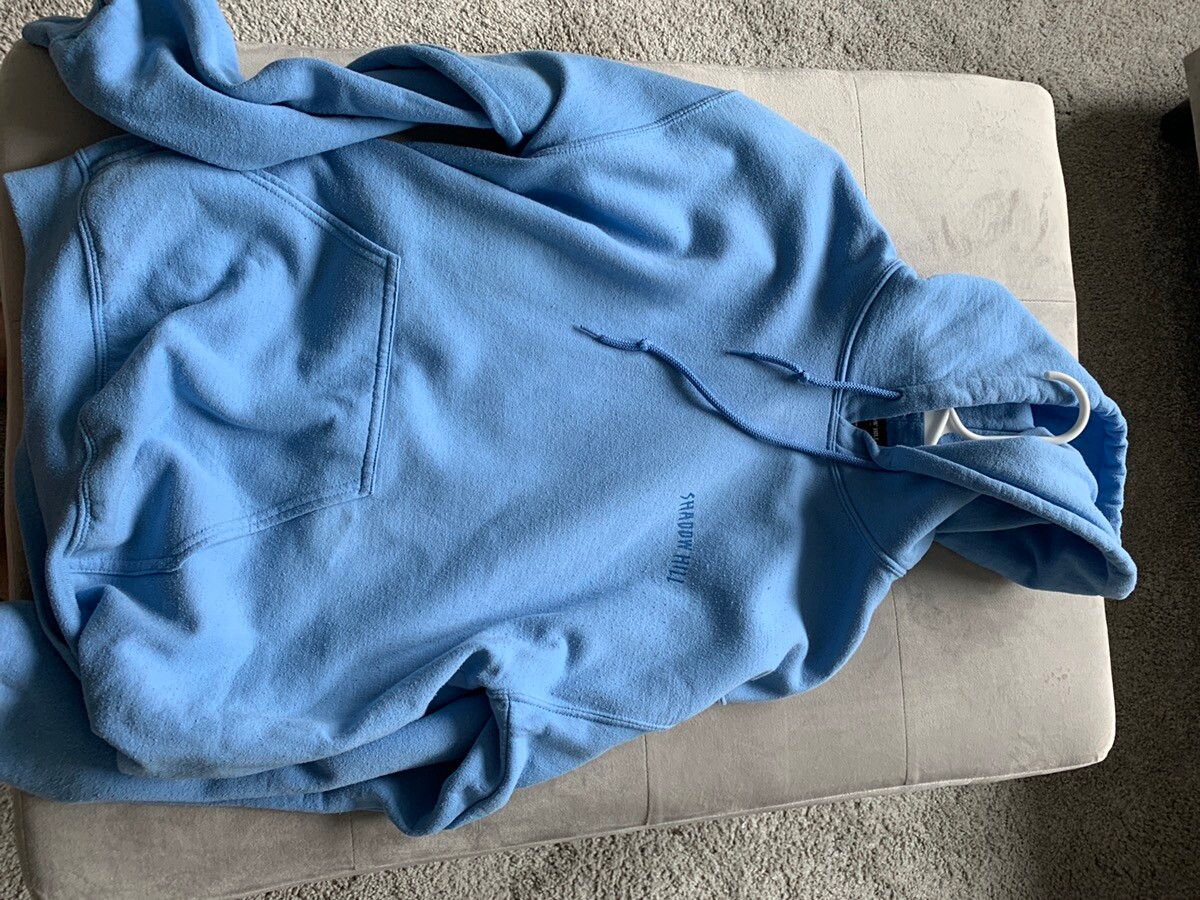 Shadow Hill men's baby blue hoodie size M.