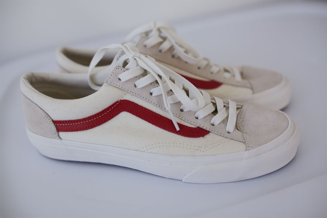 Vans style 36 outlet marshmallow racing red