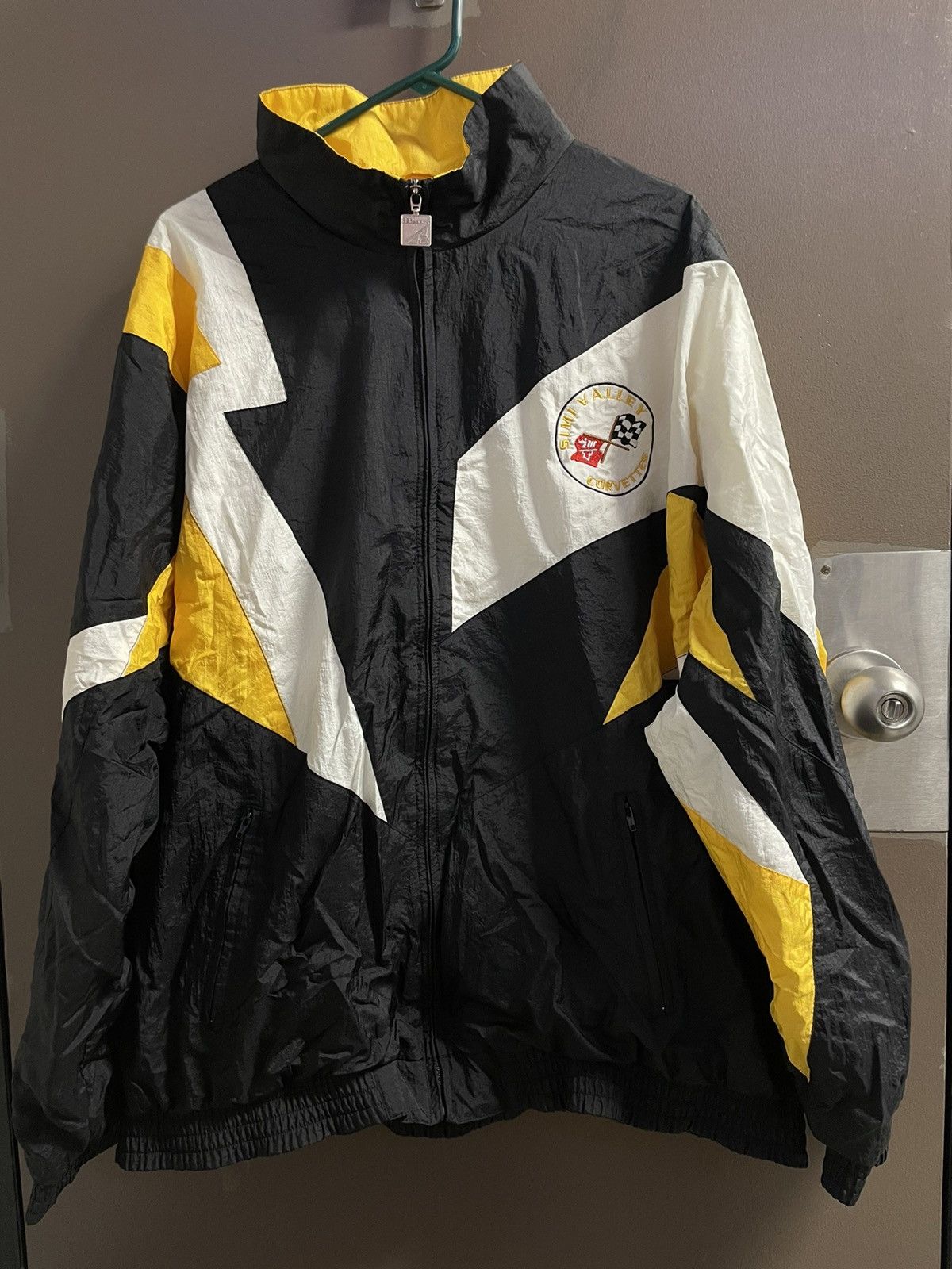 Chevrolet × Vintage Vintage Corvette Yellow/White Jacket Size US XXL / EU 58 / 5 - 1 Thumbnail