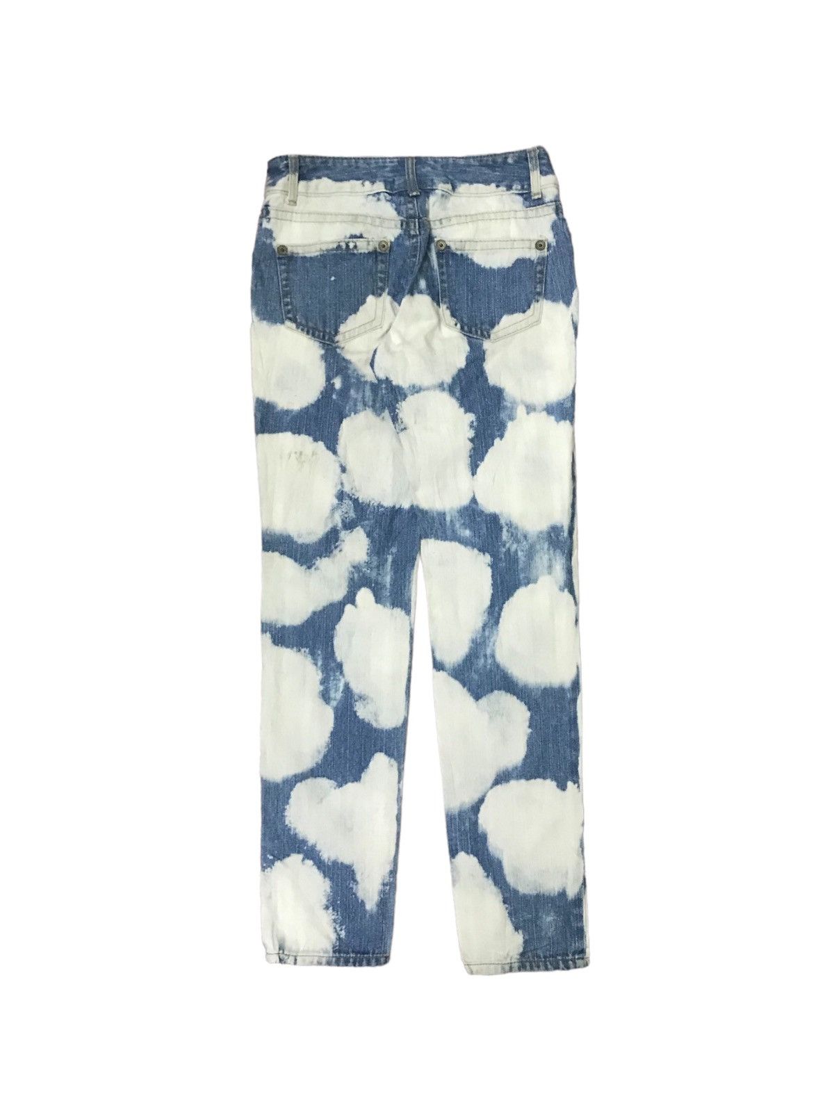 VINTAGE JAPAN ACID WASH CLOUDS DISTRESSED DESIGN