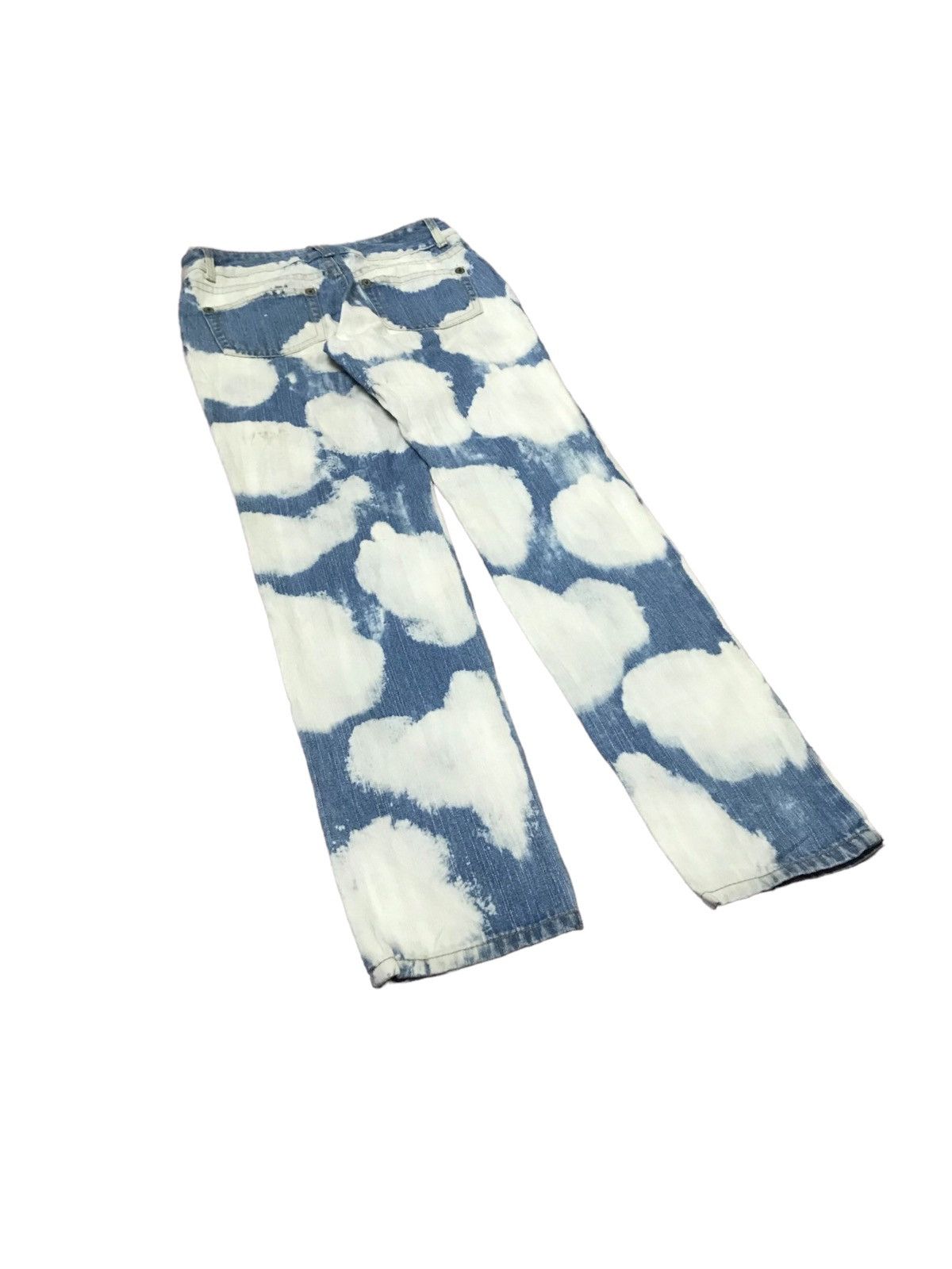 VINTAGE JAPAN ACID WASH CLOUDS DISTRESSED DESIGN