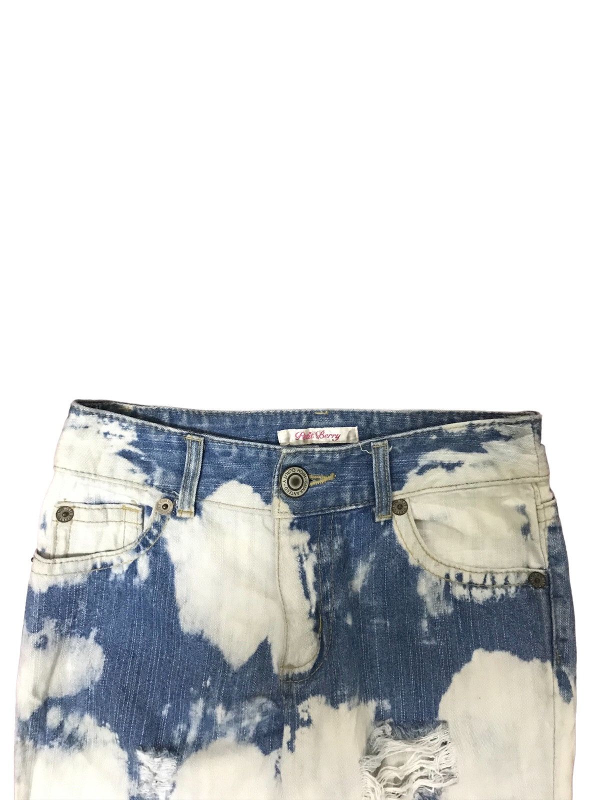 VINTAGE JAPAN ACID WASH CLOUDS DISTRESSED DESIGN